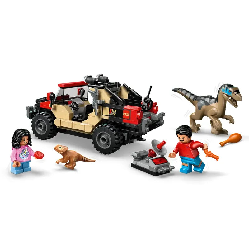 Lego Jurassic World Raptor Off-Road Escape Building Blocks 76972 Age- 8 Years & Above
