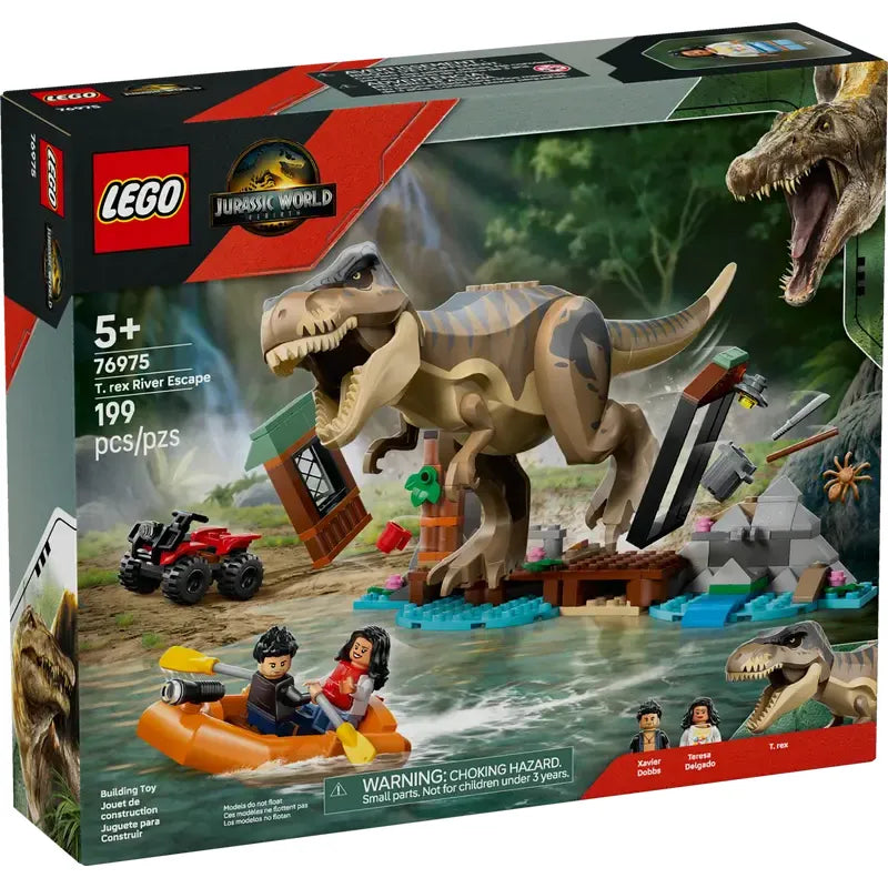 Lego Jurassic World T. Rex River Escape Building Blocks 76975 Age- 8 Years & Above
