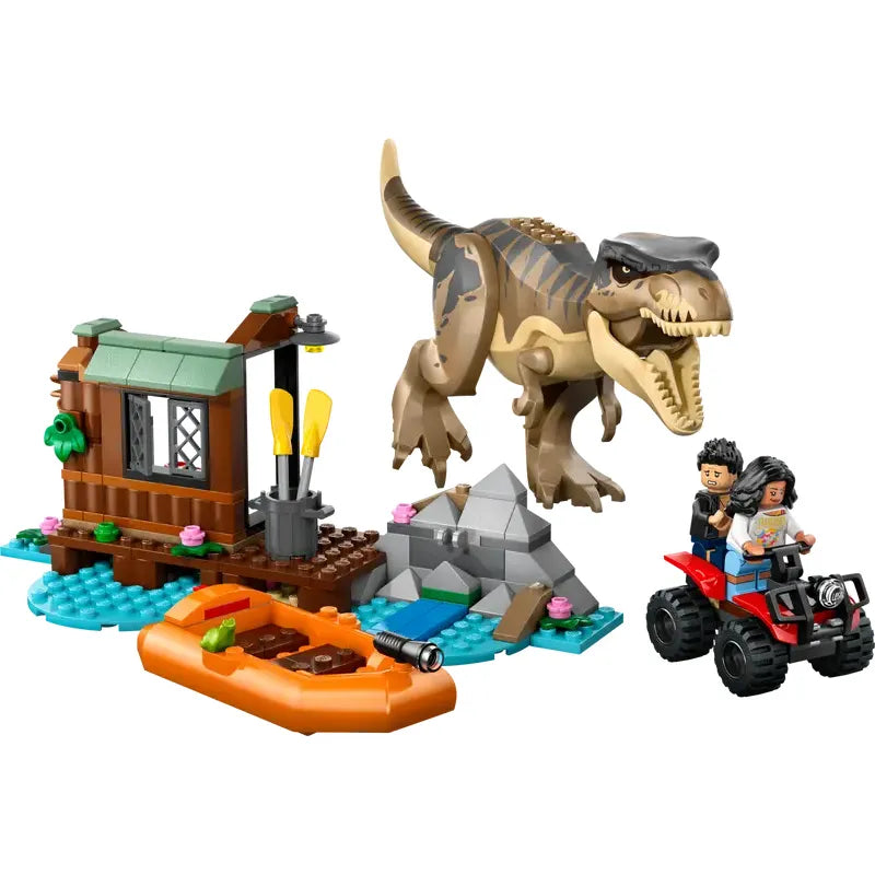 Lego Jurassic World T. Rex River Escape Building Blocks 76975 Age- 8 Years & Above
