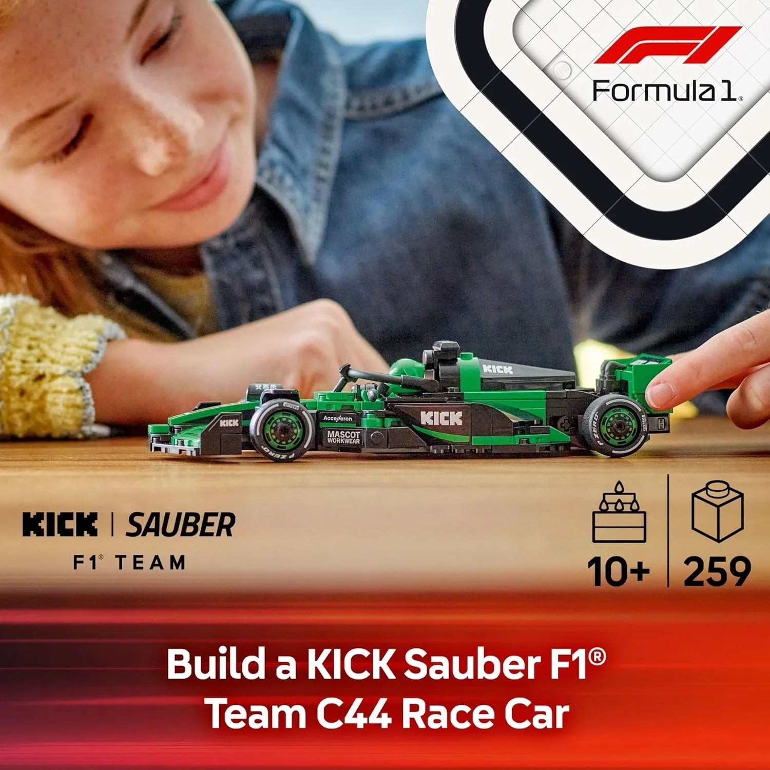 Lego KICK Sauber F1® Team C44 Race Car Kids Building Blocks 77247 Age- 10 Years & Above