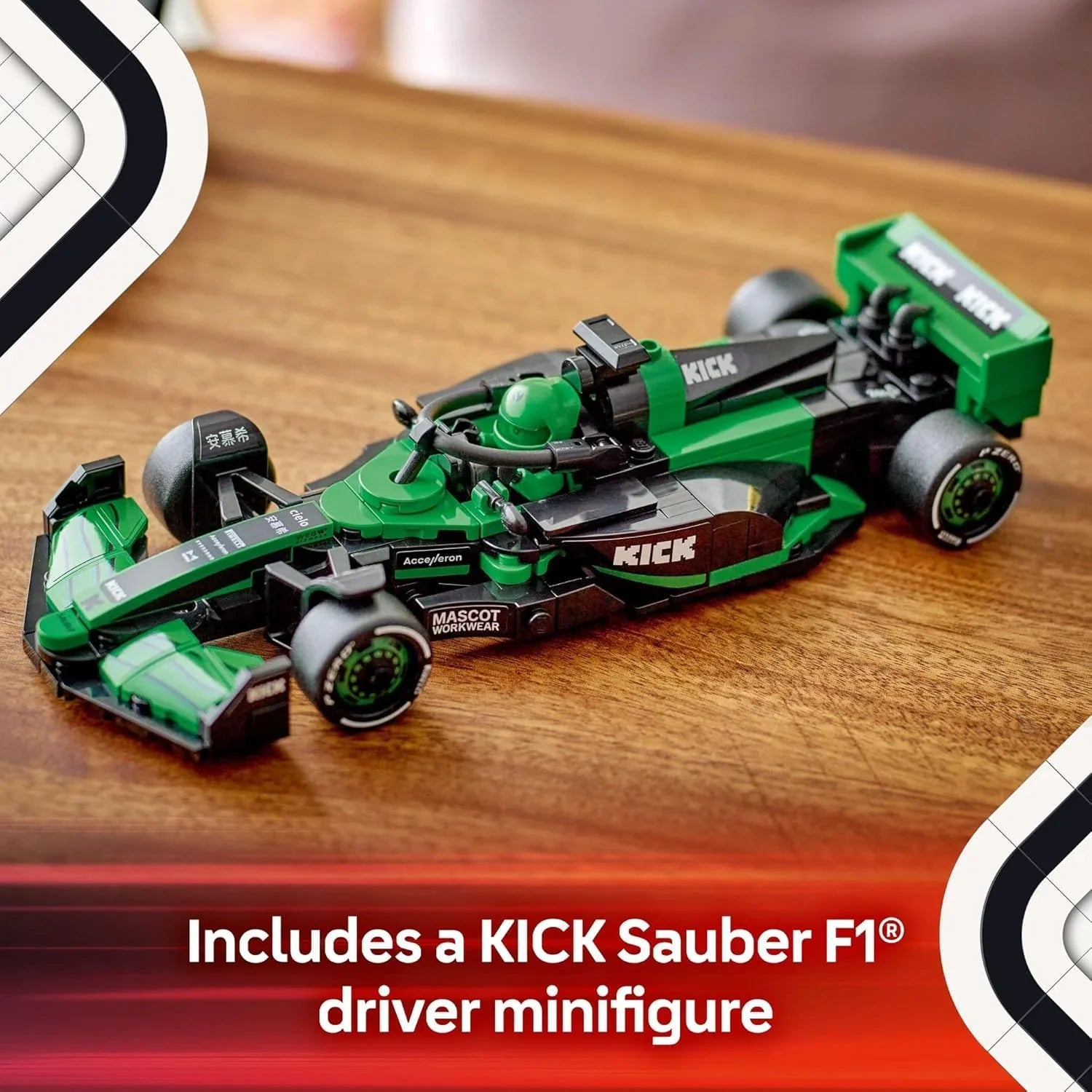 Lego KICK Sauber F1® Team C44 Race Car Kids Building Blocks 77247 Age- 10 Years & Above