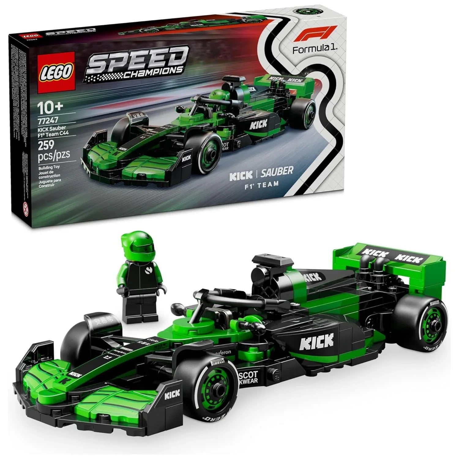 Lego KICK Sauber F1® Team C44 Race Car Kids Building Blocks 77247 Age- 10 Years & Above