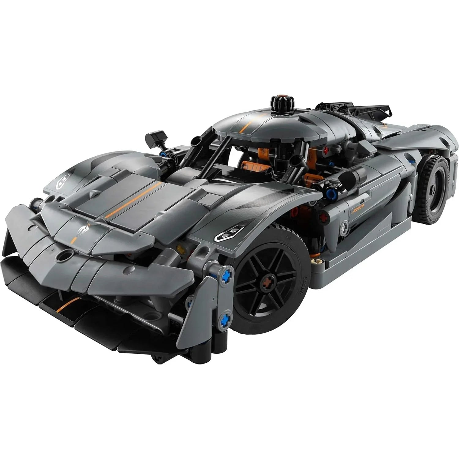 Lego Koenigsegg Jesko Absolut Gray Hypercar 801 Piece Building Blocks Set [Le42173] Age- 10 Years & Above