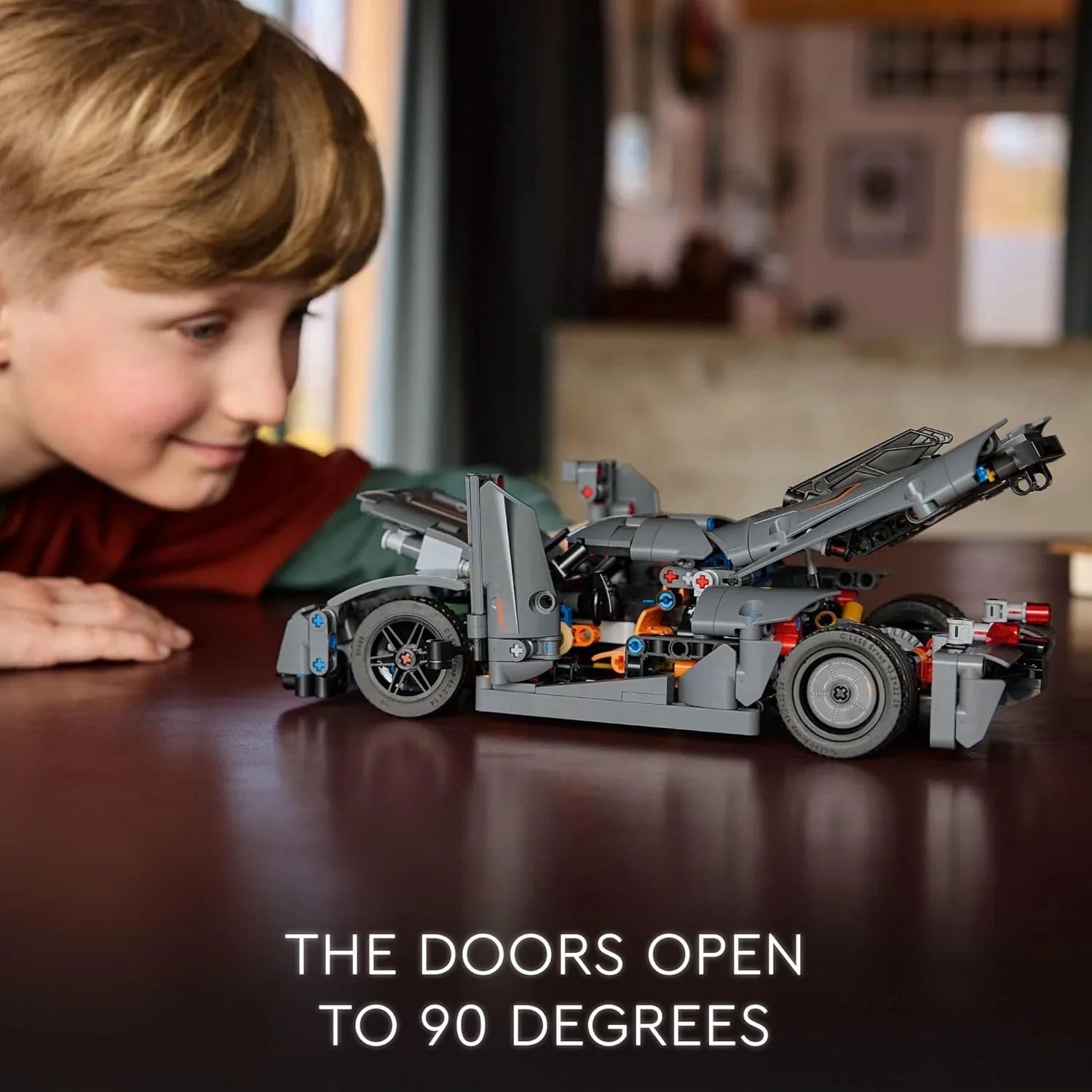Lego Koenigsegg Jesko Absolut Gray Hypercar 801 Piece Building Blocks Set [Le42173] Age- 10 Years & Above