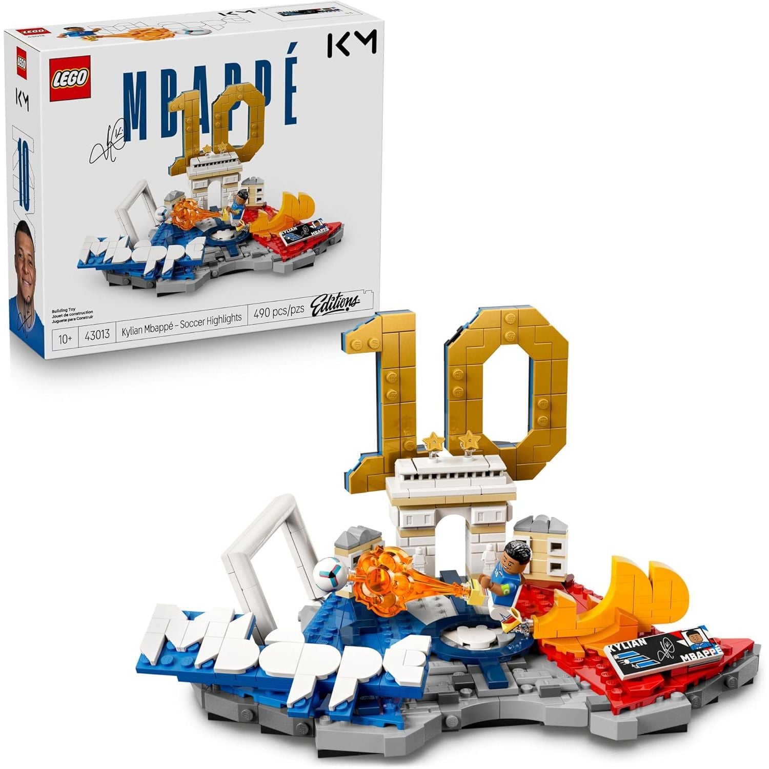 Lego Kylian Mbappé – Soccer Highlights Building Set (490 Pieces) 43013 Age- 10 Years & Above