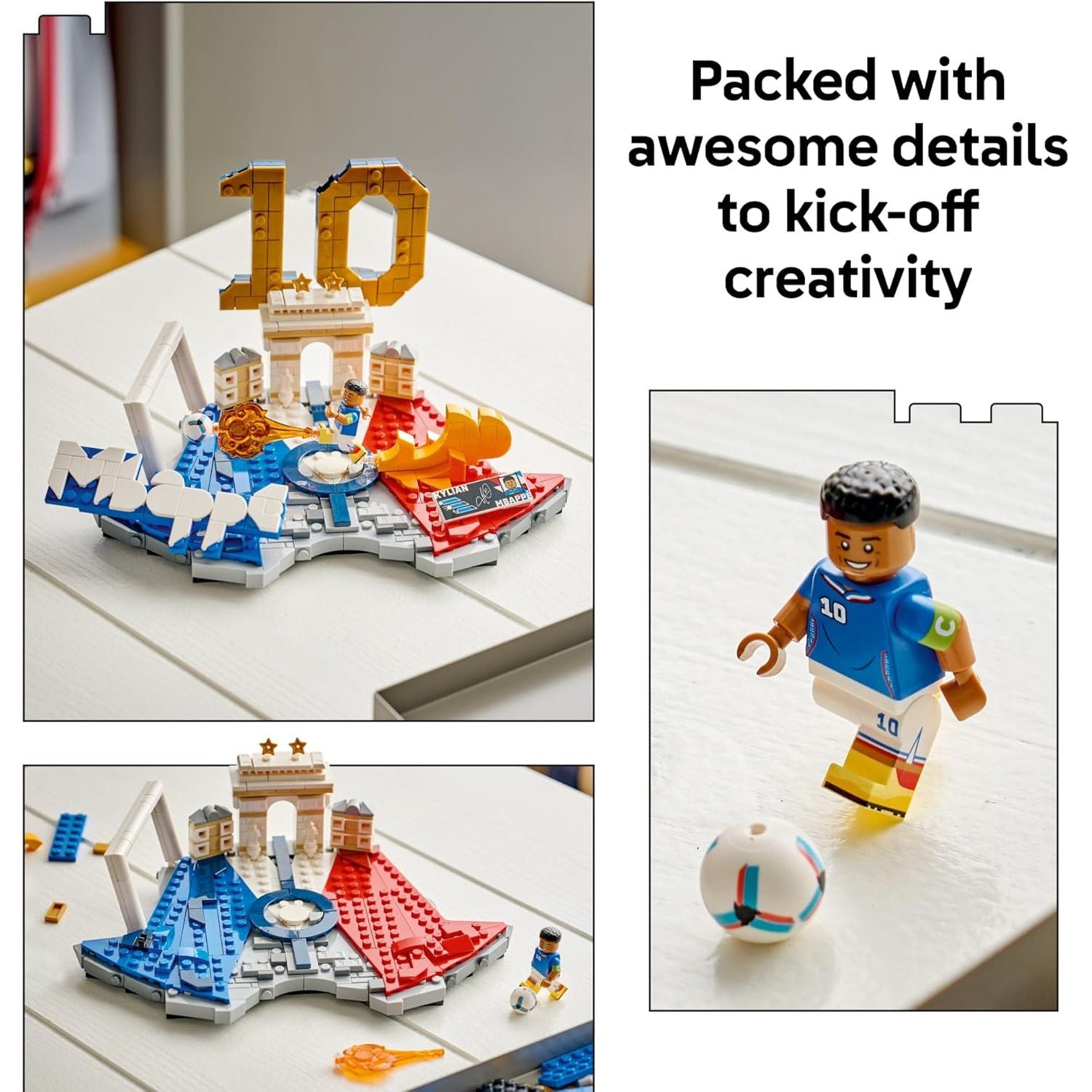 Lego Kylian Mbappé – Soccer Highlights Building Set (490 Pieces) 43013 Age- 10 Years & Above