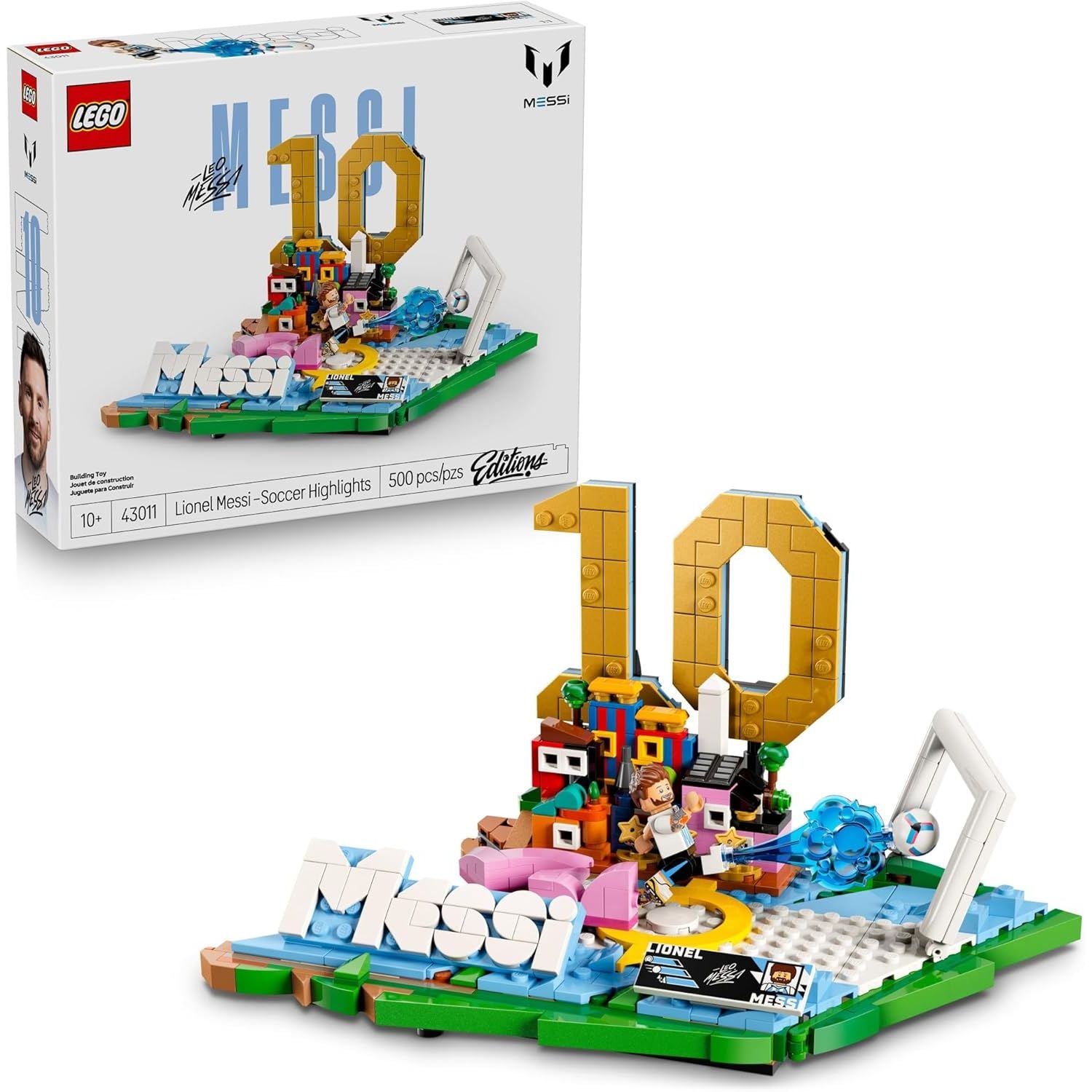 Lego Lionel Messi – Soccer Highlights Building Set (500 Pieces) 43011 Age- 10 Years & Above