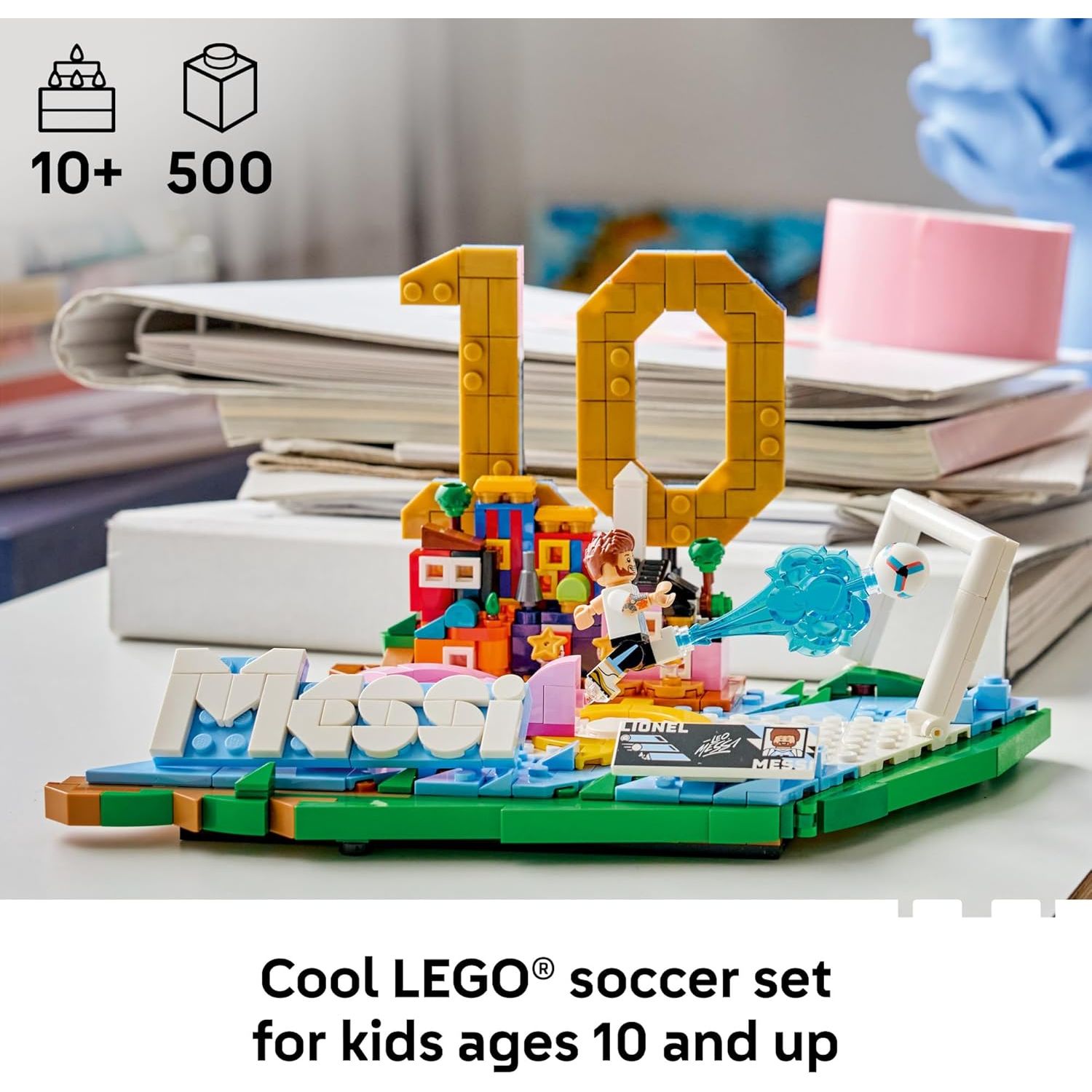 Lego Lionel Messi – Soccer Highlights Building Set (500 Pieces) 43011 Age- 10 Years & Above