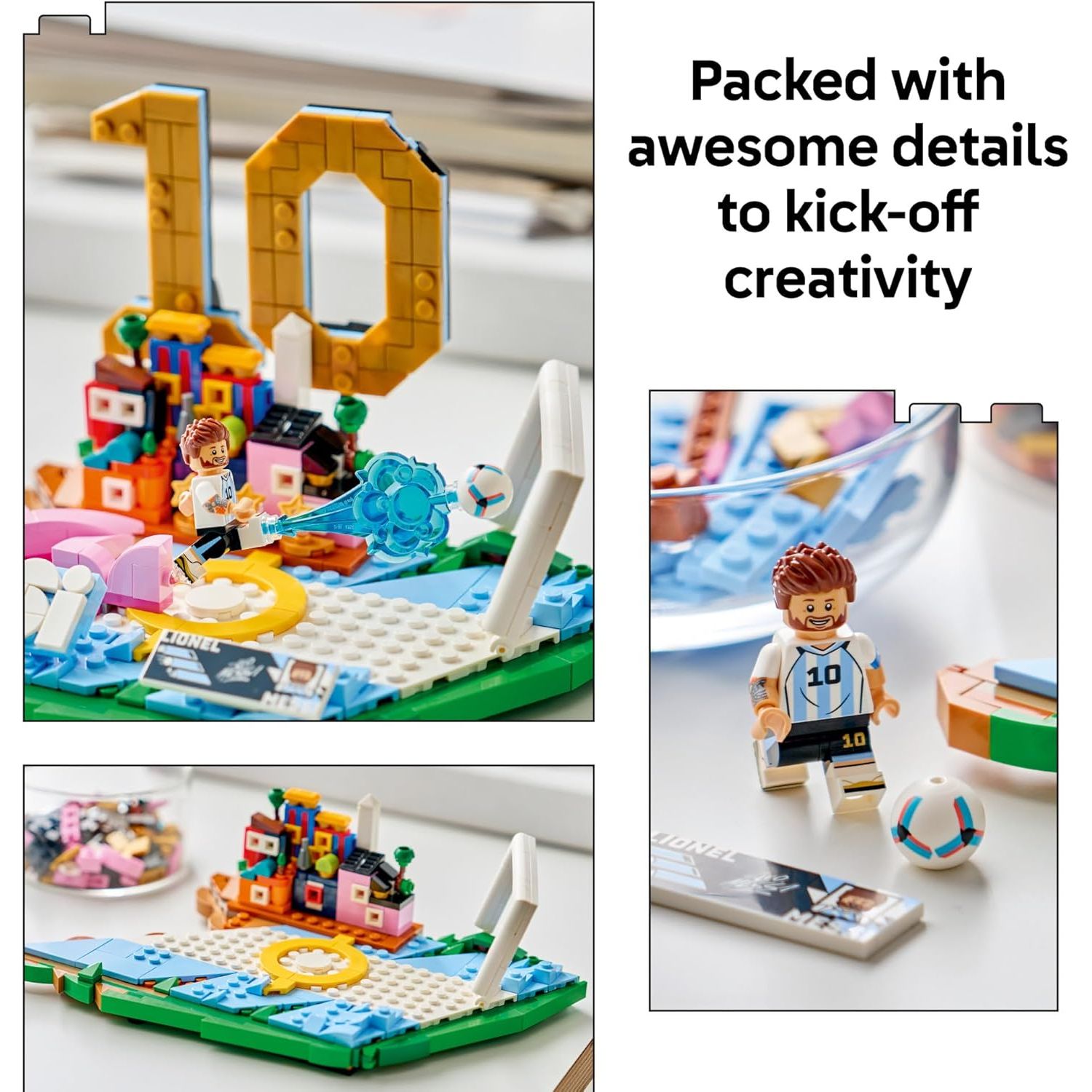 Lego Lionel Messi – Soccer Highlights Building Set (500 Pieces) 43011 Age- 10 Years & Above