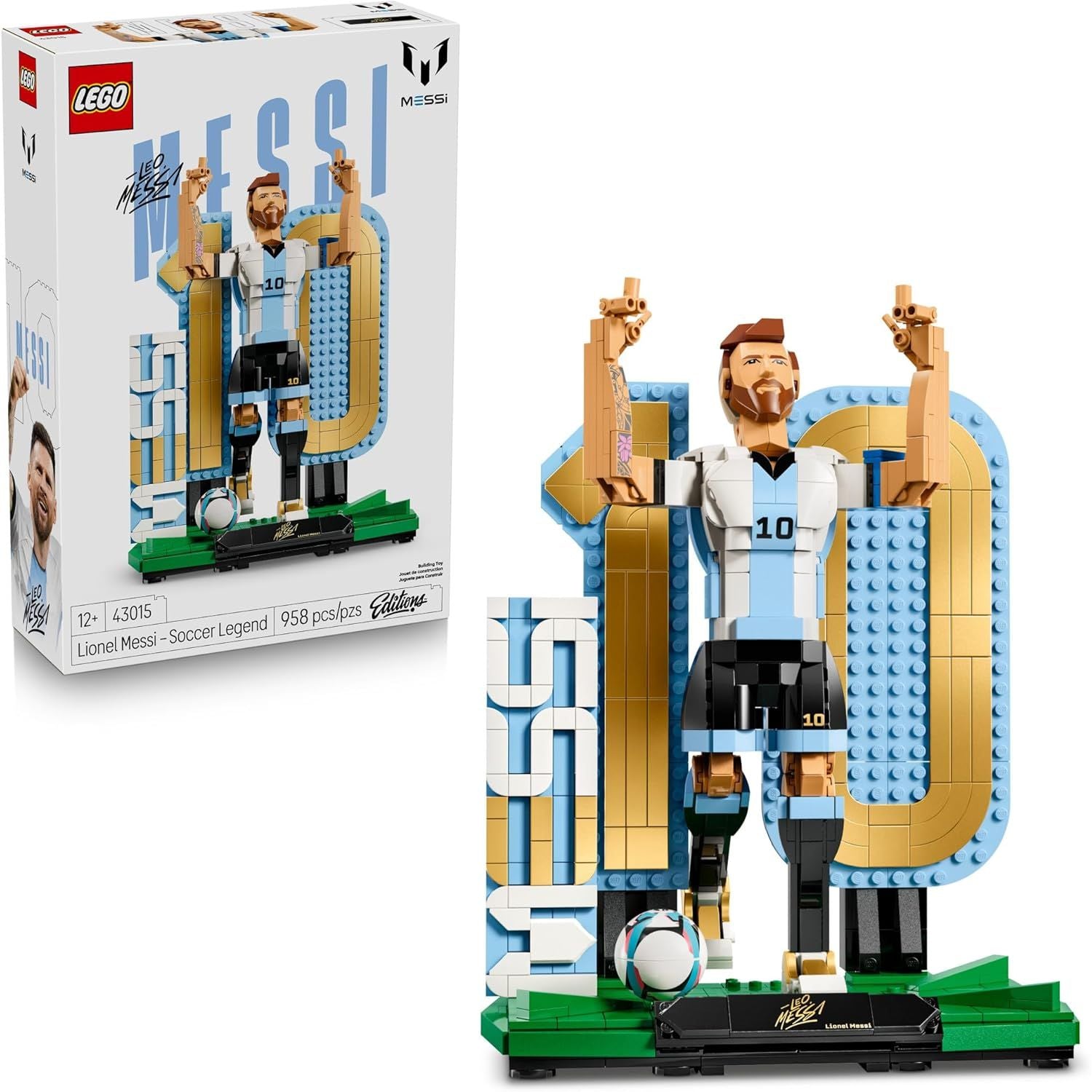 Lego Lionel Messi – Soccer Legend Building Set (958 Pieces) 43015 Age- 12 Years & Above