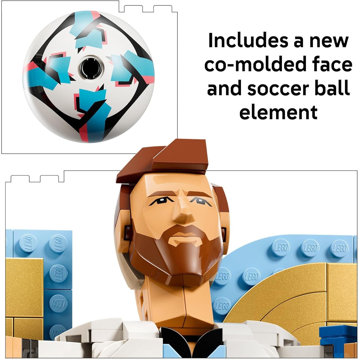 Lego Lionel Messi – Soccer Legend Building Set (958 Pieces) 43015 Age- 12 Years & Above
