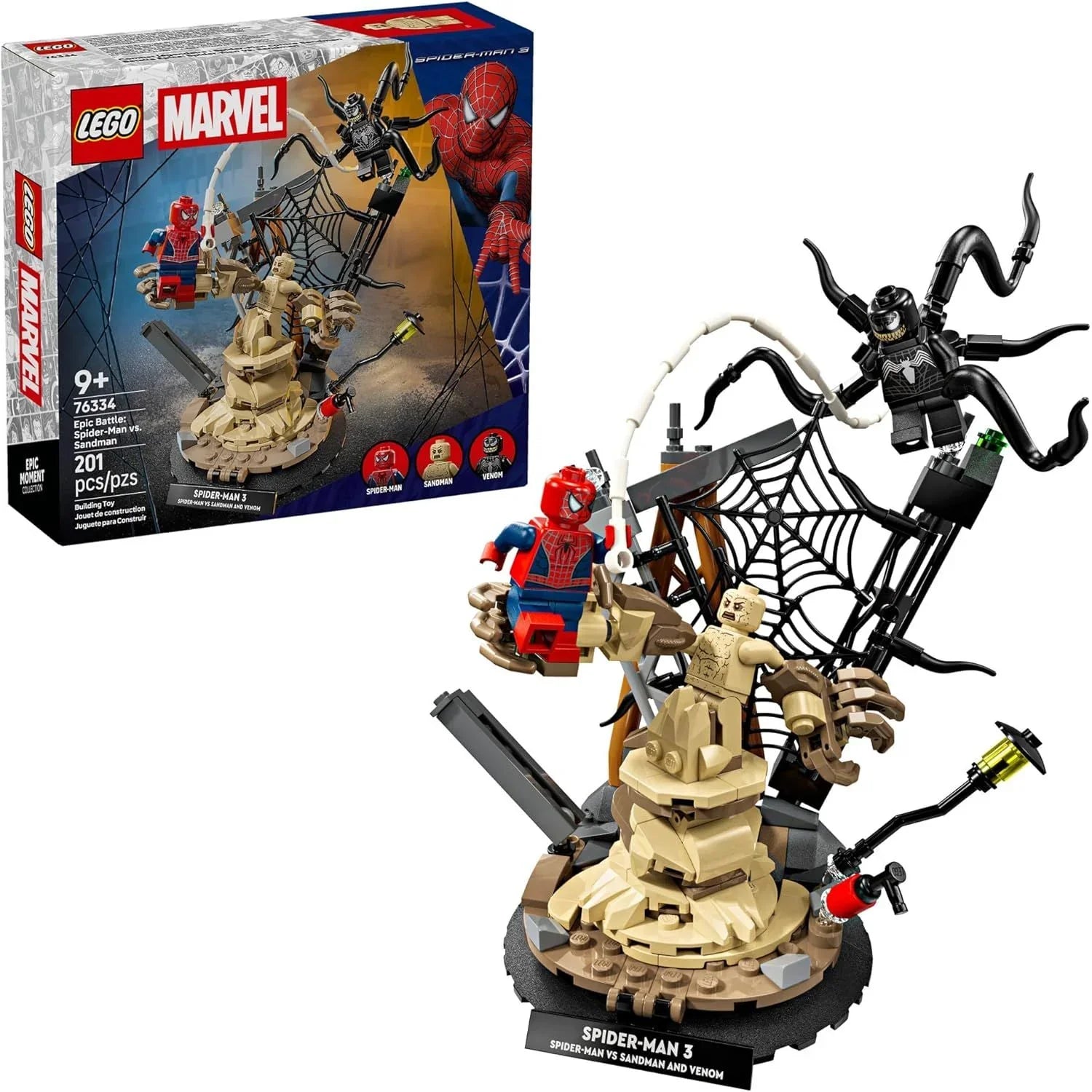Lego Marvel Epic Battle: Spider-Man vs. Sandman 76334 Age- 9 Years and Above