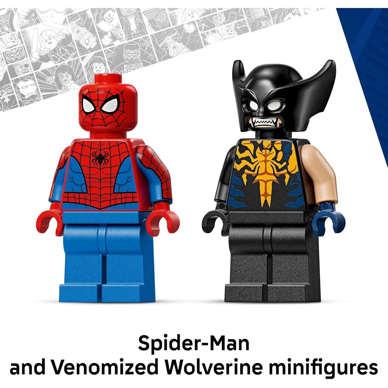 Lego Marvel Spider-Man Car vs. Venomized Wolverine 76336 Age- 7 Years and Above