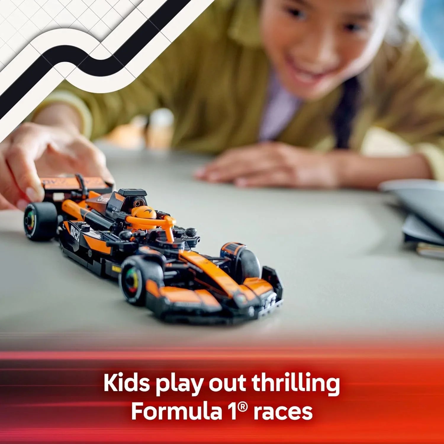 Lego McLaren F1® Team MCL38 Race Car Kids Building Blocks 77251 Age- 8 Years & Above