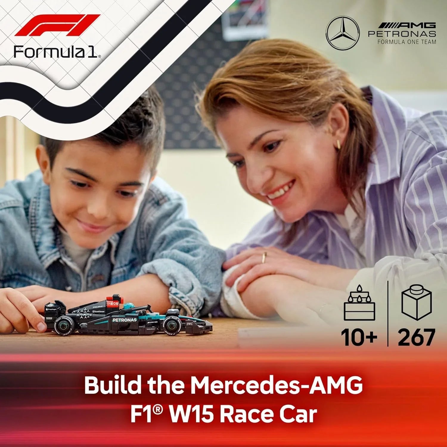 Lego Mercedes-AMG F1®W15 Race Car Kids Building Blocks 77244 Age- 8 Years & Above