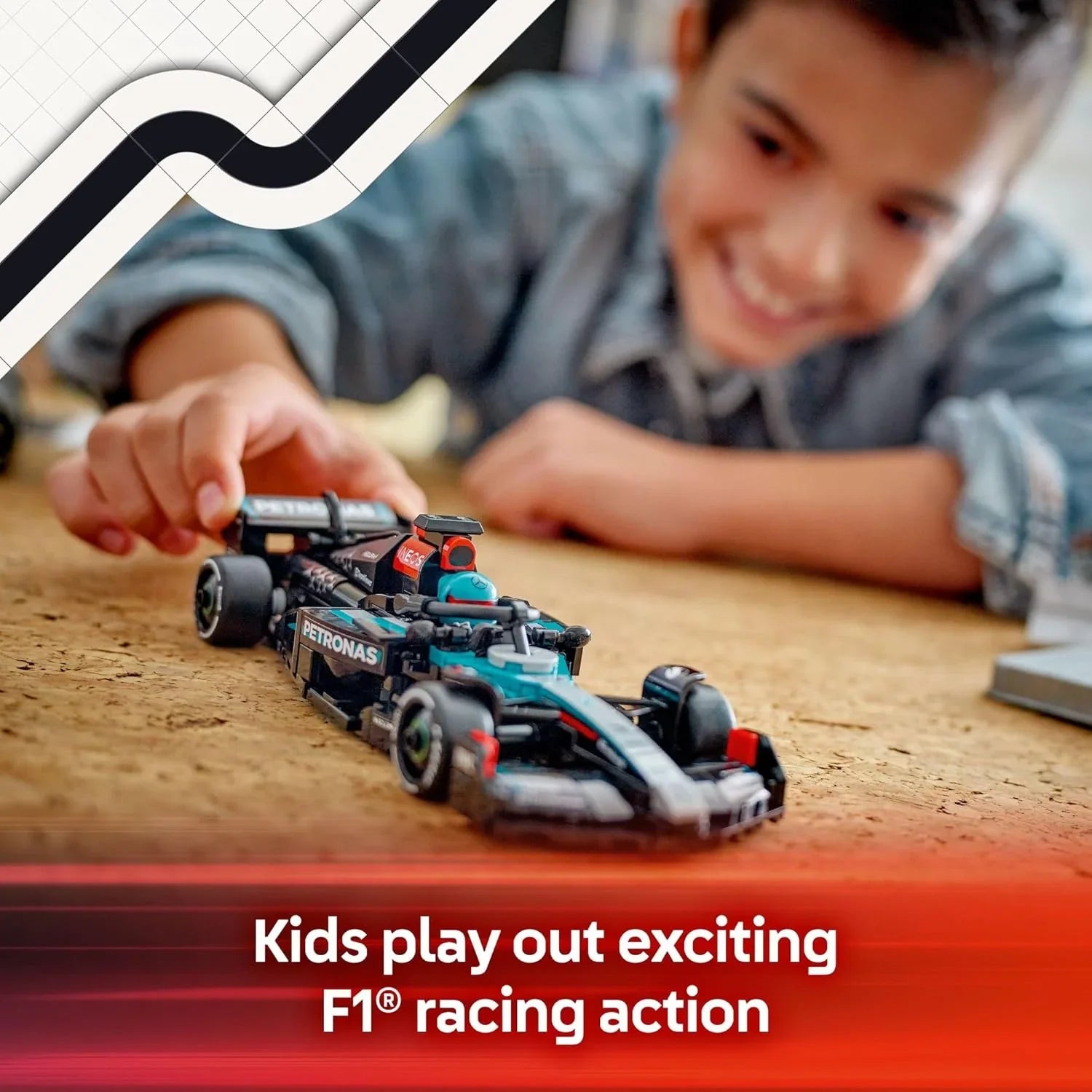 Lego Mercedes-AMG F1AW15 Race Car Kids Building Blocks 77244 Age- 8 Years & Above