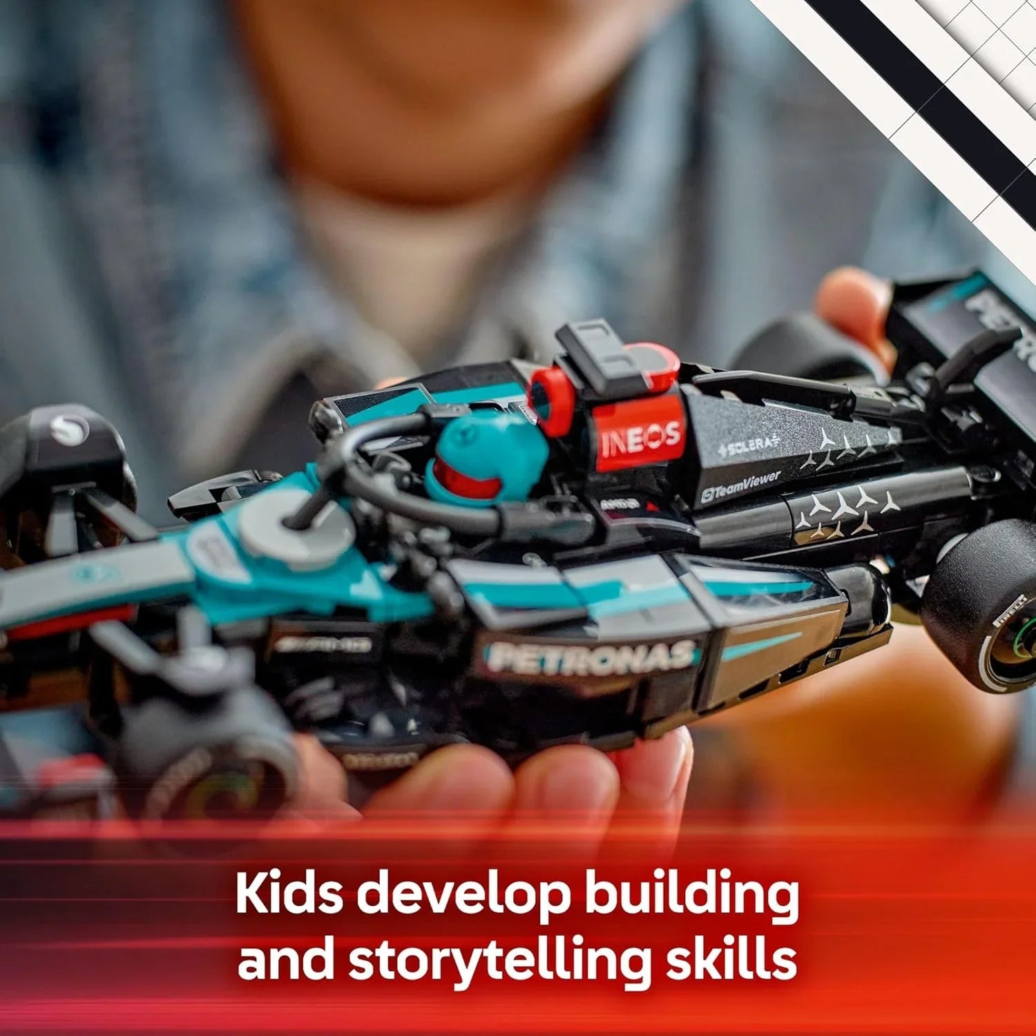 Lego Mercedes-AMG F1AW15 Race Car Kids Building Blocks 77244 Age- 8 Years & Above