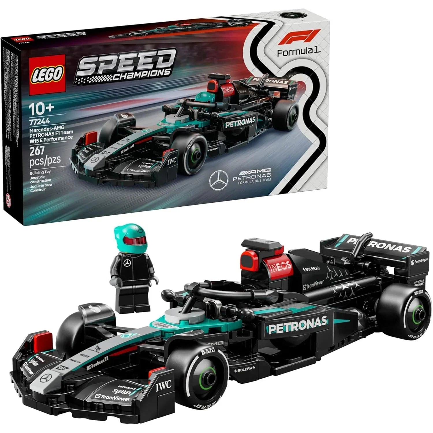 Lego Mercedes-AMG F1AW15 Race Car Kids Building Blocks 77244 Age- 8 Years & Above