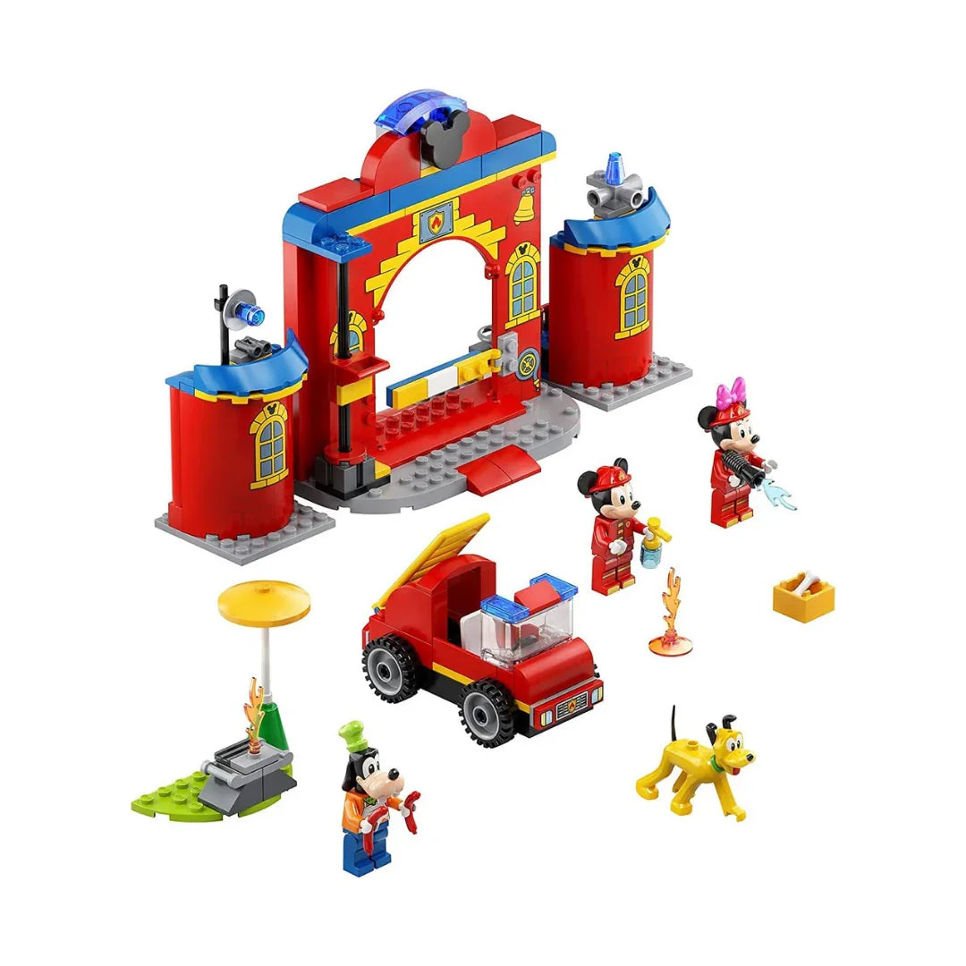 Lego Mickey & Friends Fire Truck & Station Set 4Y+