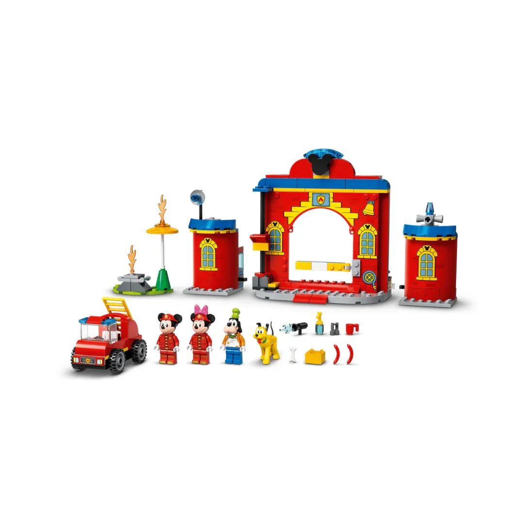Lego Mickey & Friends Fire Truck & Station Set 4Y+
