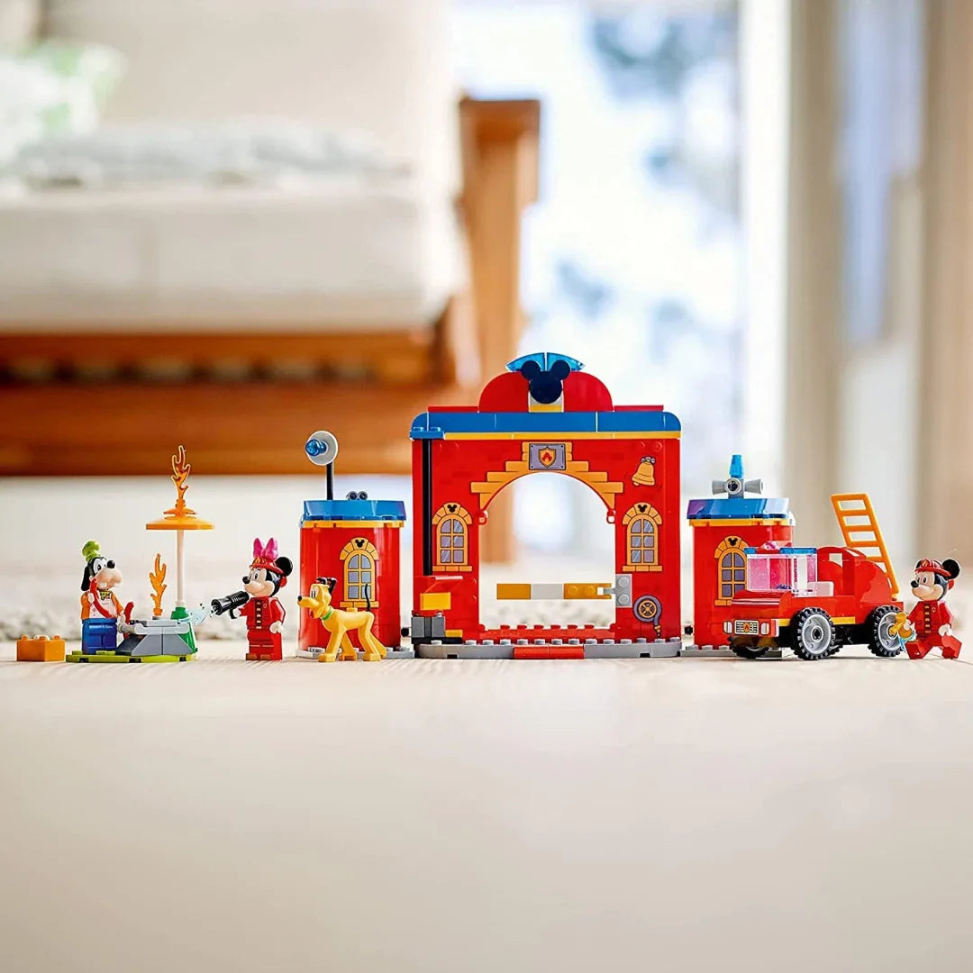 Lego Mickey & Friends Fire Truck & Station Set 4Y+