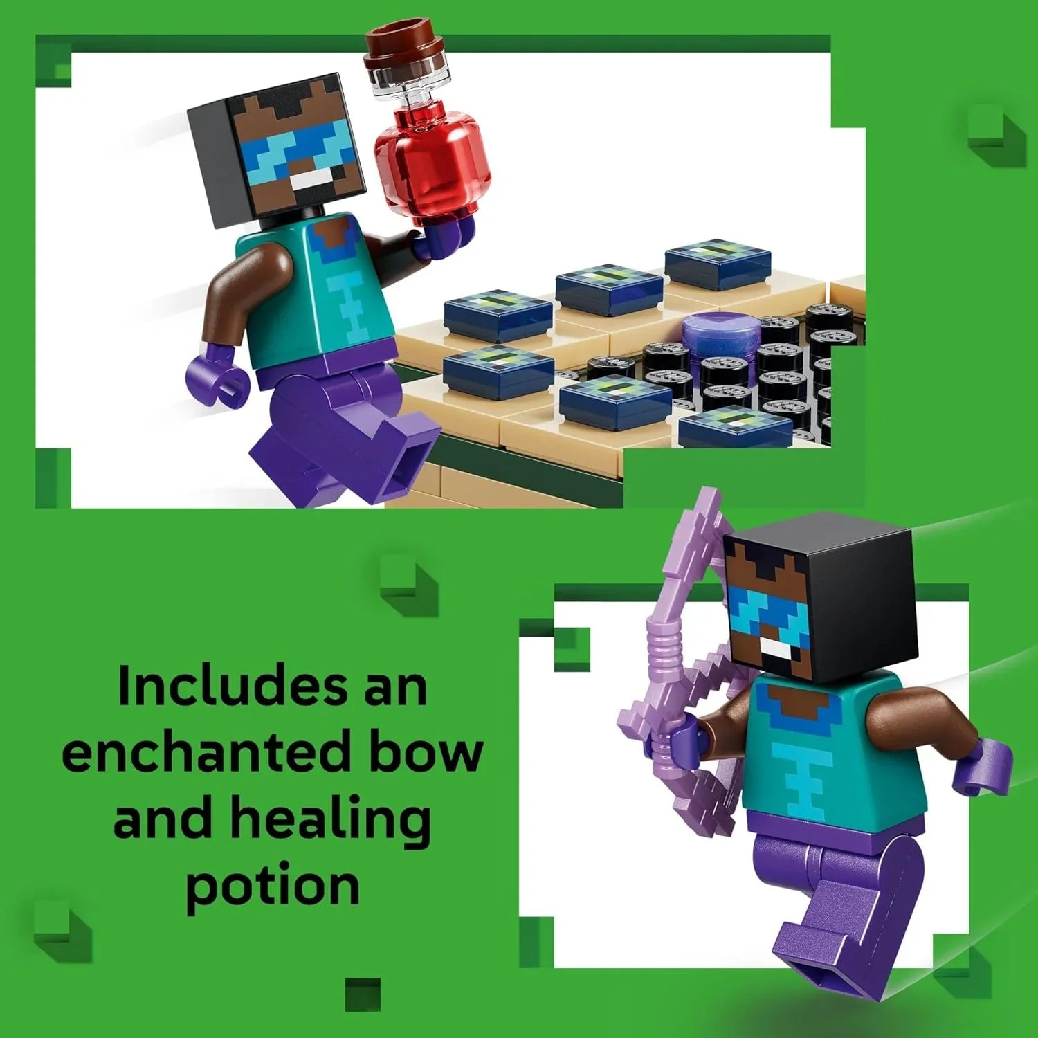 Lego Minecraft Nether & End Portal Journey 21584  Age- 7 Years and Above