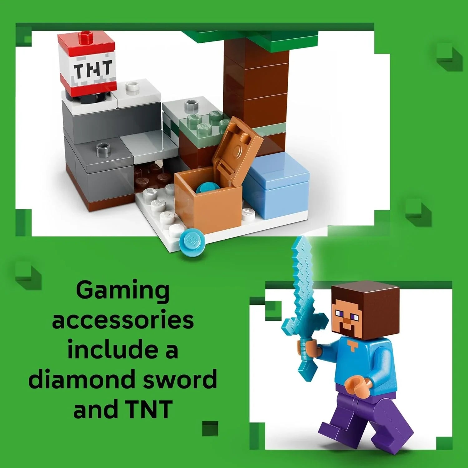 Lego Minecraft Steve’s Taiga Adventure 21583 Age- 6 Years and Above