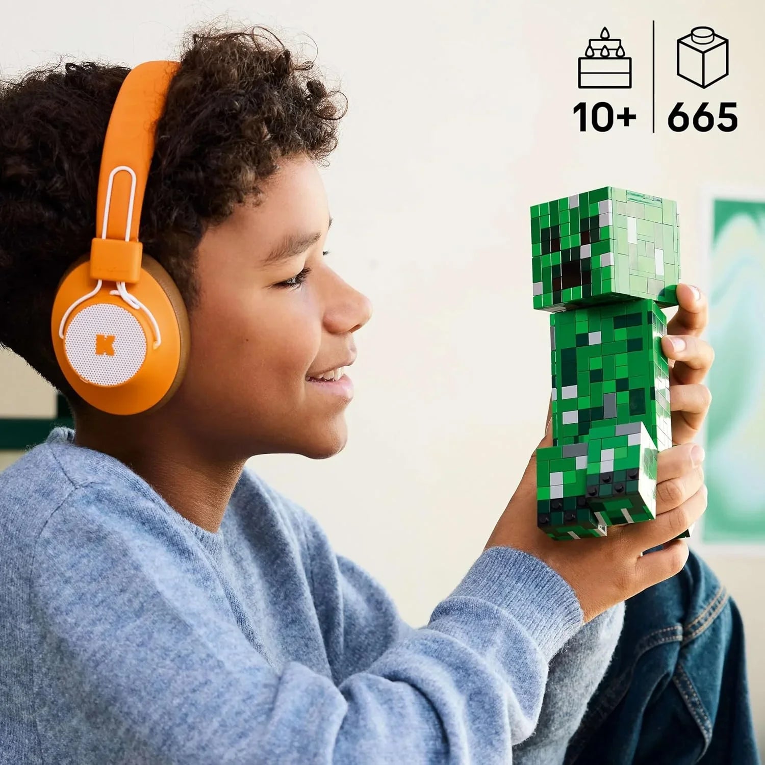 Lego Minecraft The Creeper Building Blocks 21276 Age- 8 Years & Above