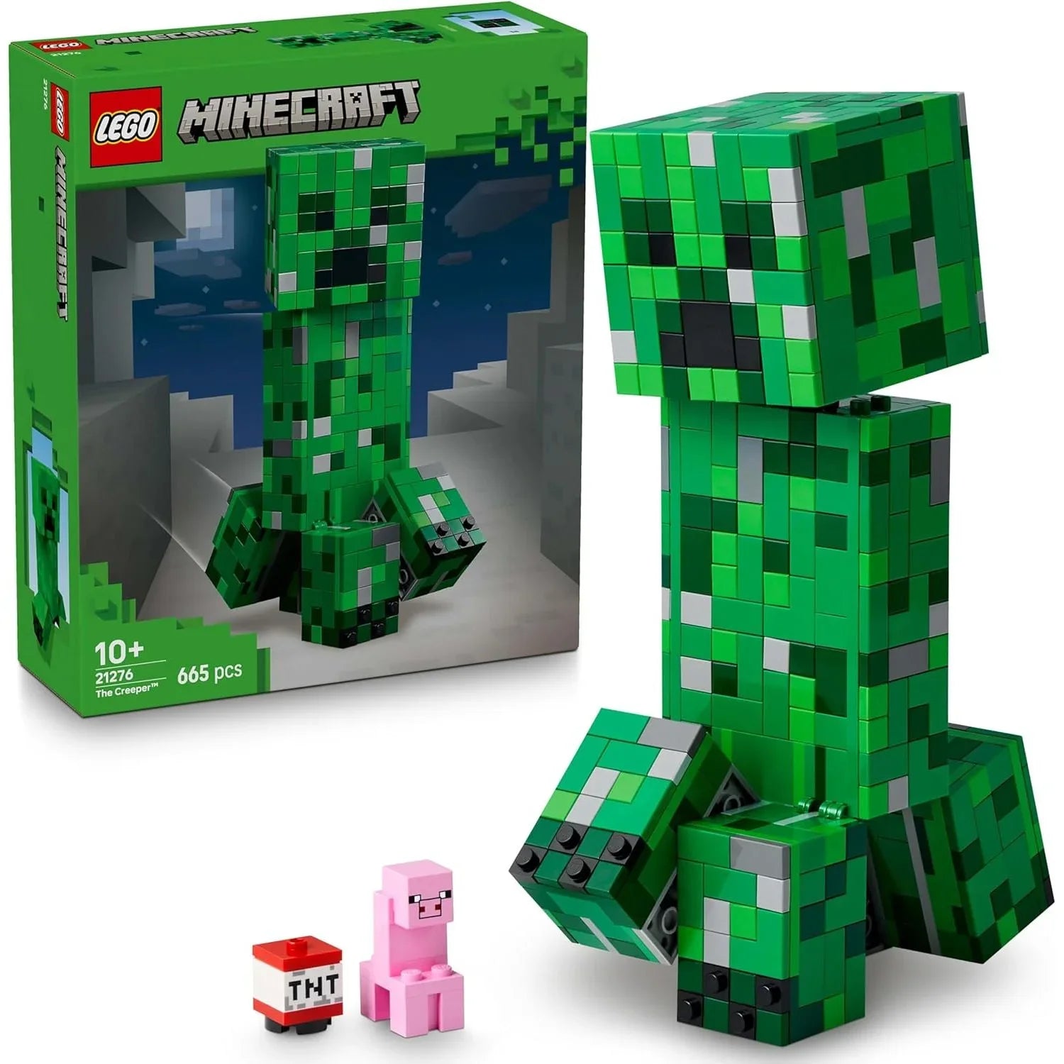 Lego Minecraft The Creeper Building Blocks 21276 Age- 8 Years & Above