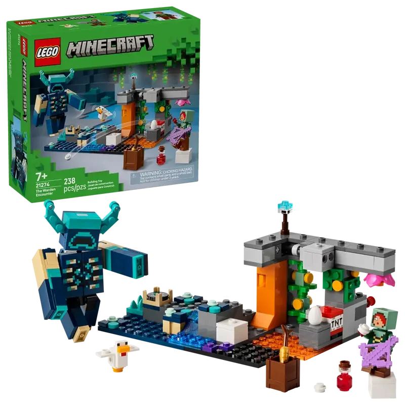 Lego Minecraft The Warden Encounter Building Blocks 21274 Age- 8 Years & Above