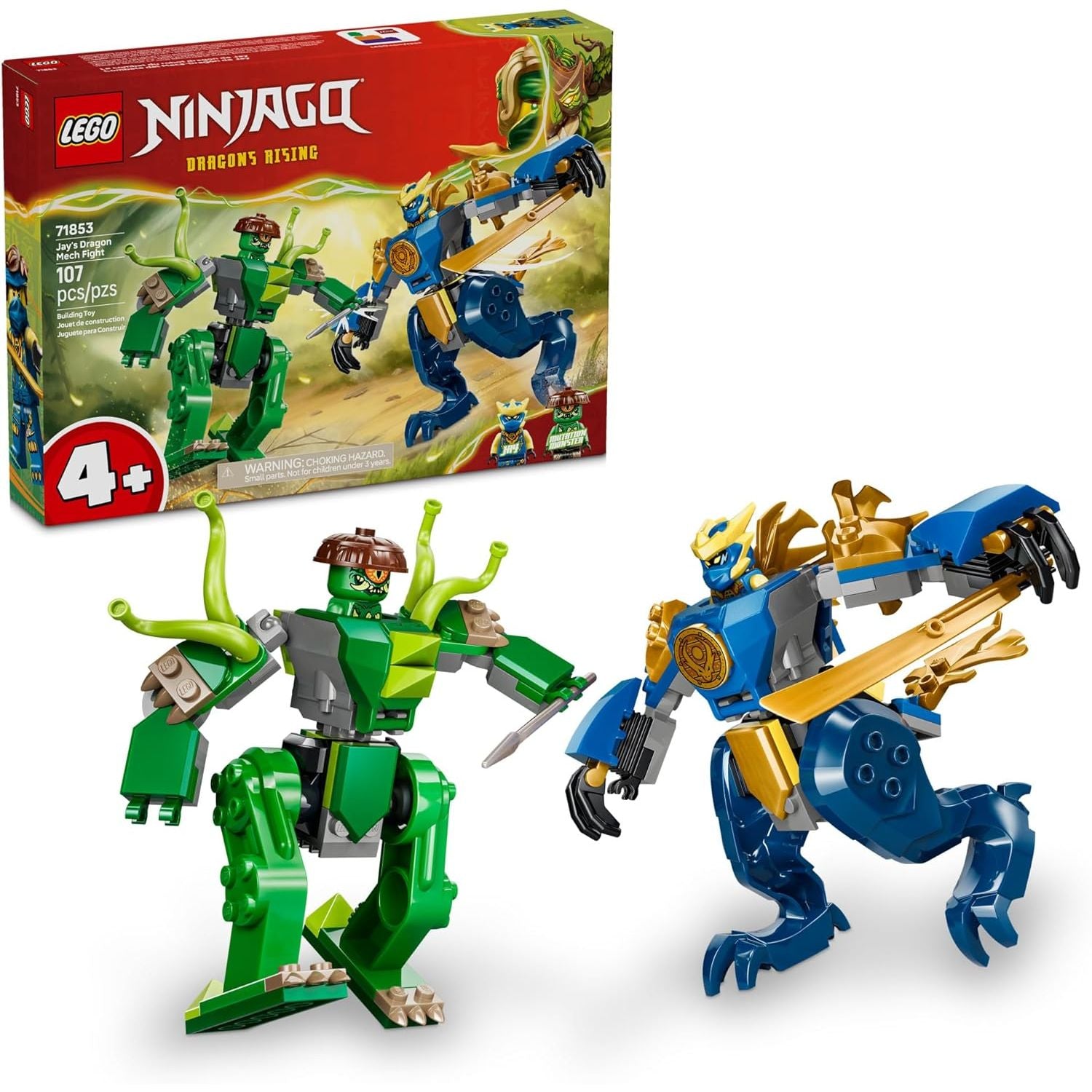 Lego NINJAGO Jay's Dragon Mech Fight 71853 Age- 4 Years & Above