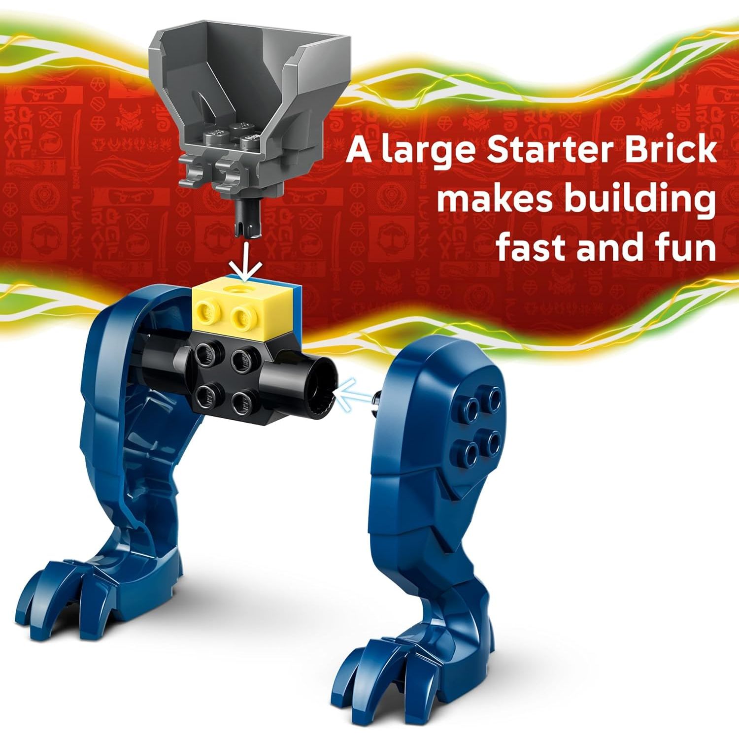 Lego NINJAGO Jay's Dragon Mech Fight 71853 Age- 4 Years & Above