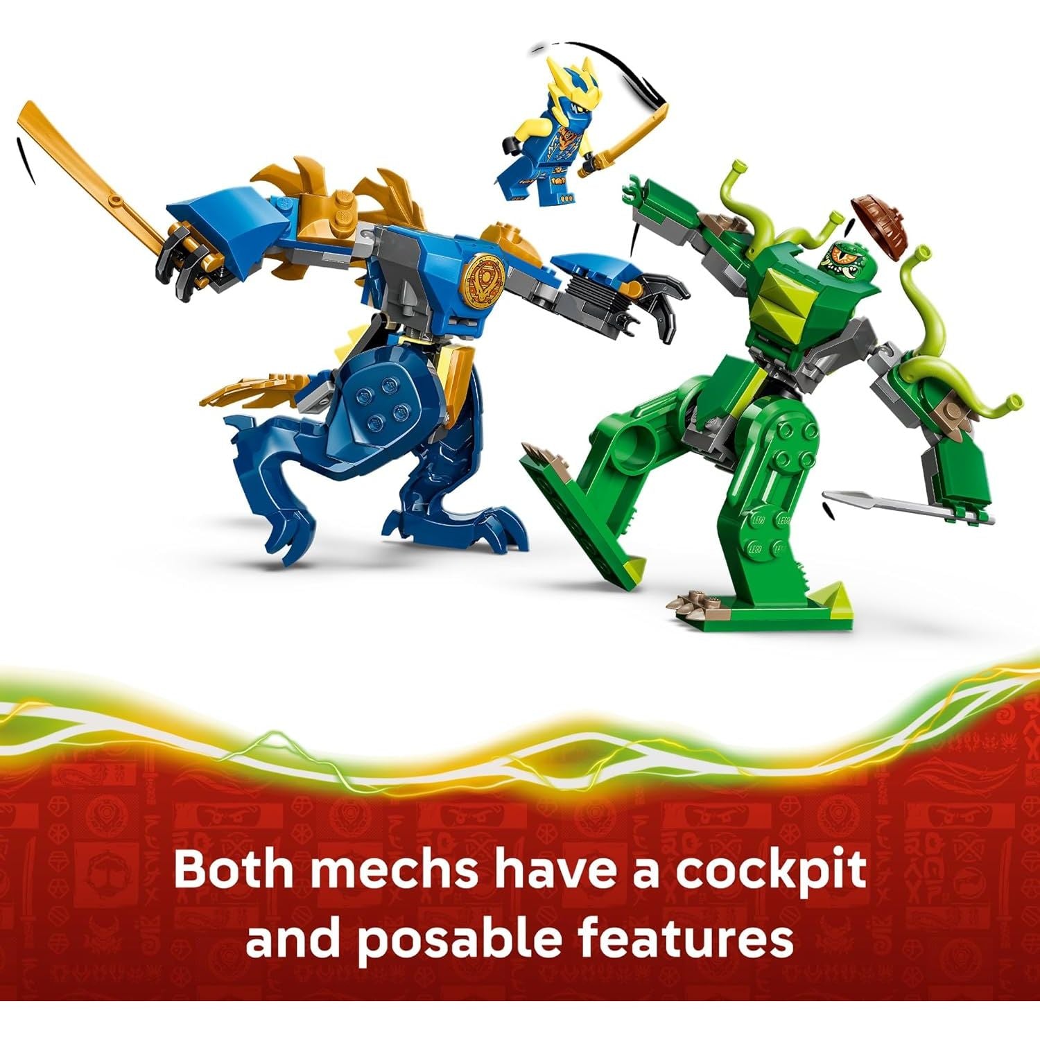 Lego NINJAGO Jay's Dragon Mech Fight 71853 Age- 4 Years & Above