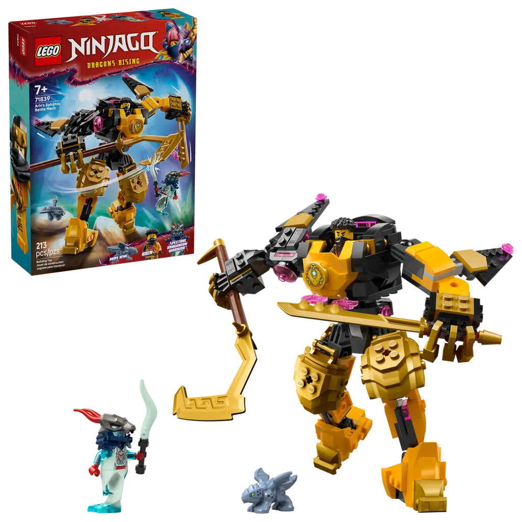 Lego Ninjago Arin'S Spinjitzu Battle Mech Building Blocks 71839 Age- 4 Years & Above