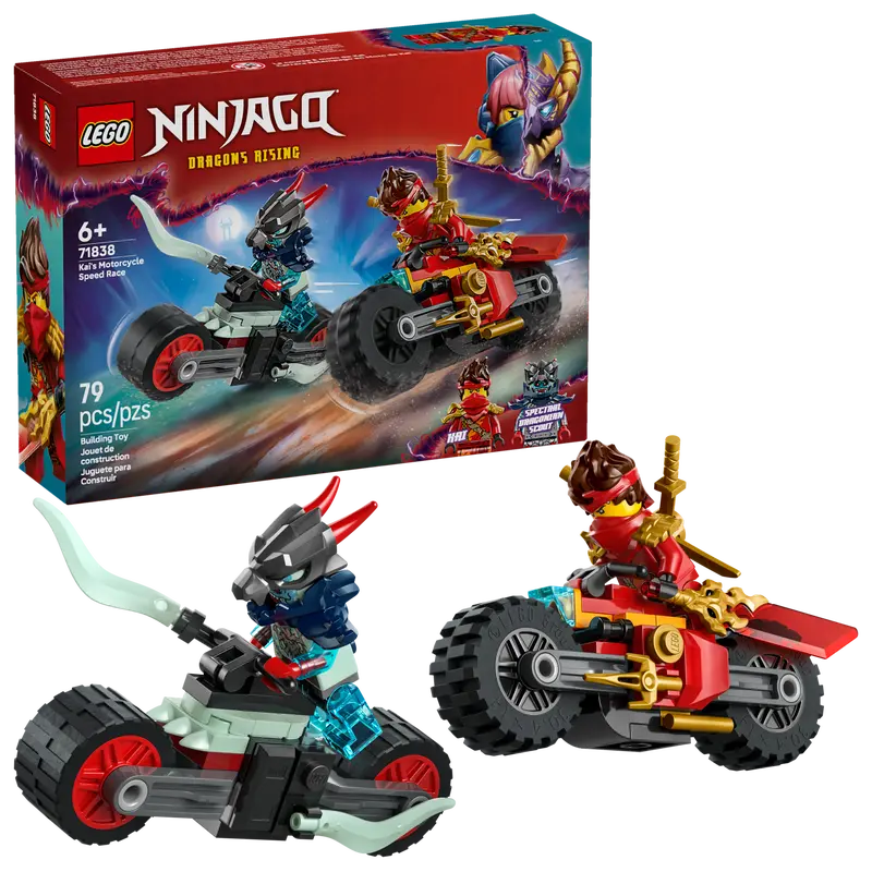Lego Ninjago Kai'S Motorcycle Speed Race Building Blocks 71838 Age- 9 Years & Above