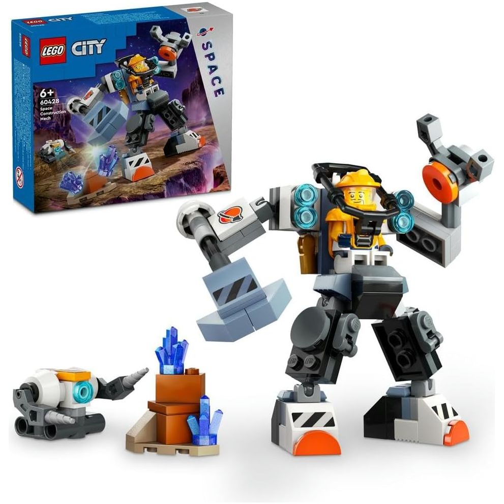 Lego Space Construction Mech Building Blocks Multicolor Age- 6 Years & Above