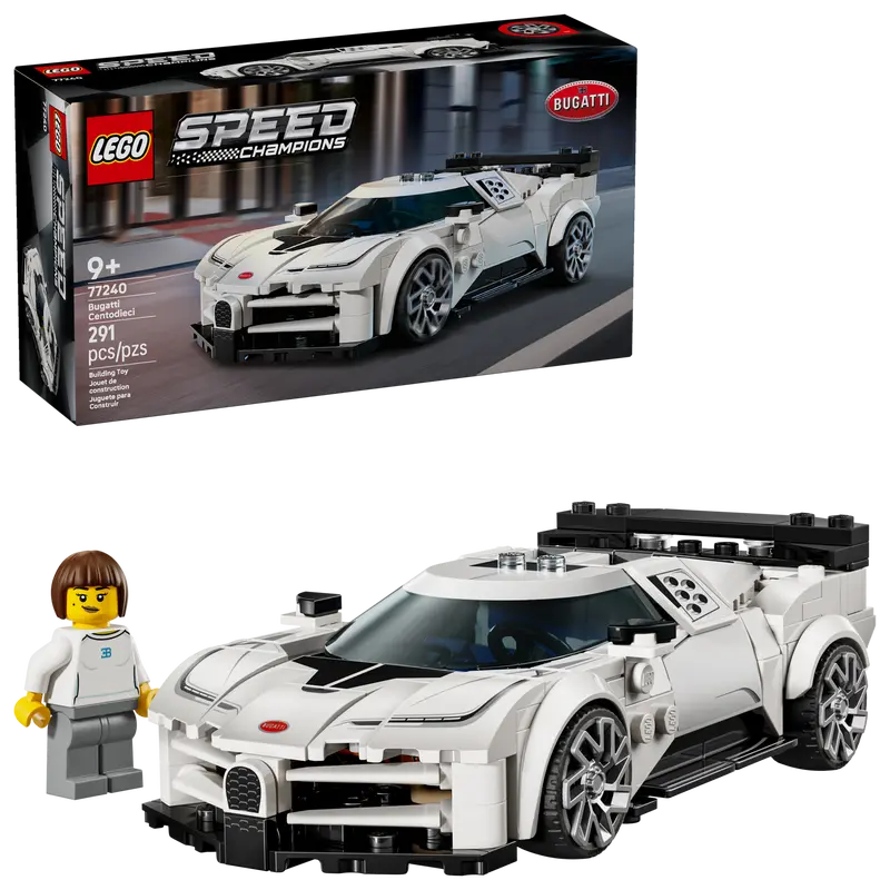 Lego Speed Champions Bugatti Centodieci Hyper Sports Car Building Blocks 77240 Age- 9 Years & Above