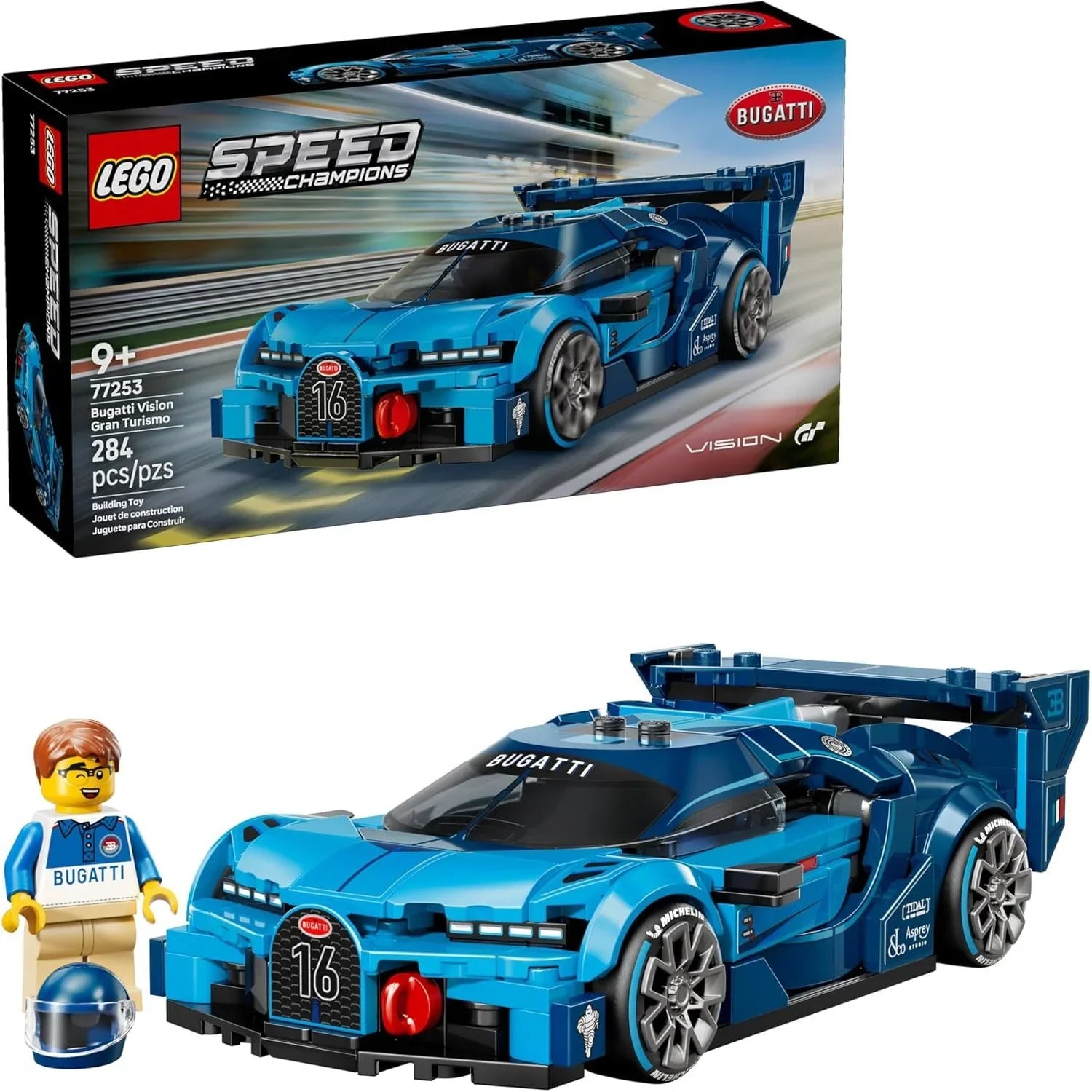 Lego Speed Champions Bugatti Vision Gran Turismo Hyper Sports Car 77253 Age- 9 Years and Above