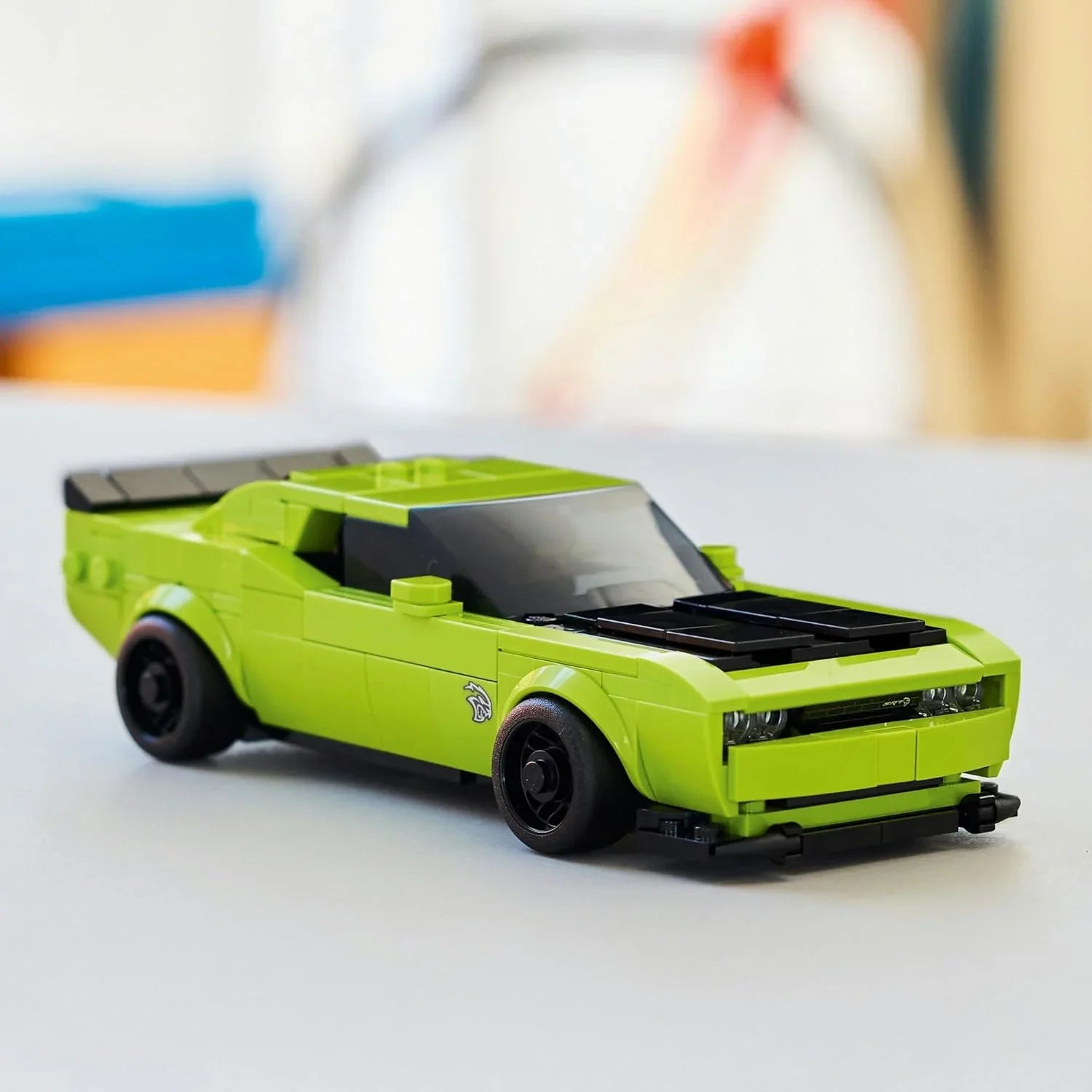 Lego Speed Champions Dodge Challenger SRT Hellcat Sports Car [LE77237] Age- 9 Years & Above