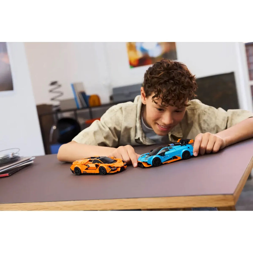 Lego Speed Champions Lamborghini Revuelto and Huracan Sto Building Blocks 77238 Age- 9 Years & Above