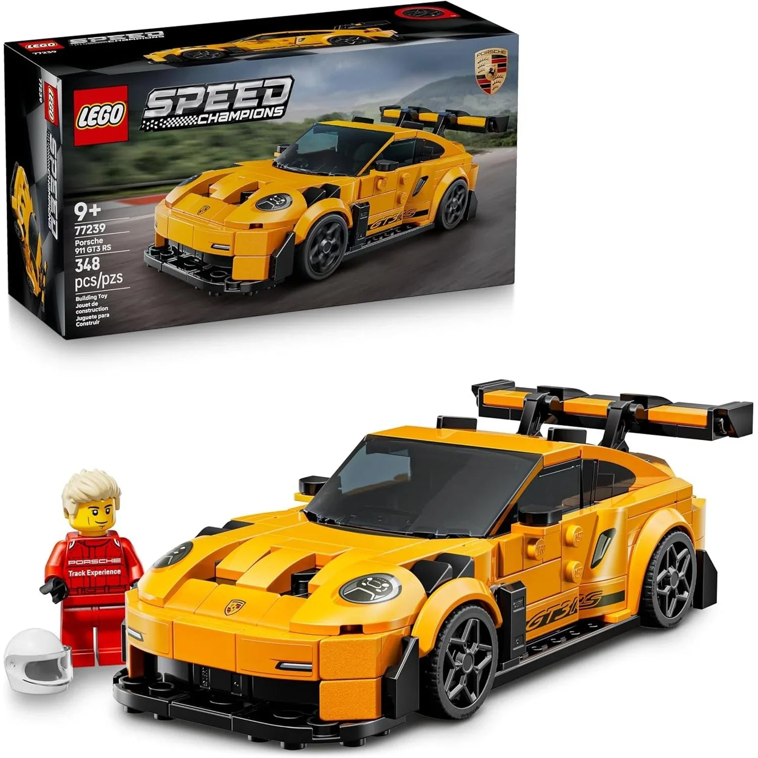 Lego Speed Champions Porsche 911 GT3 RS Super Car [LE77239] Age- 9 Years & Above