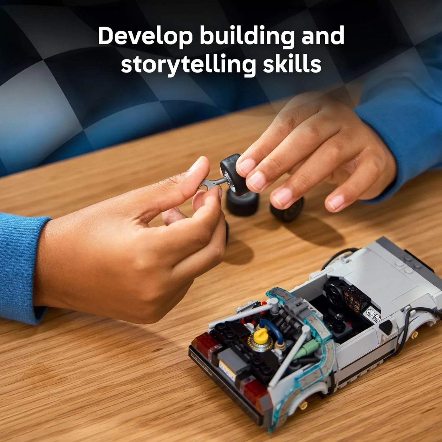 Lego Speed Champions Time Machine 77256 Age- 9 Years and Above