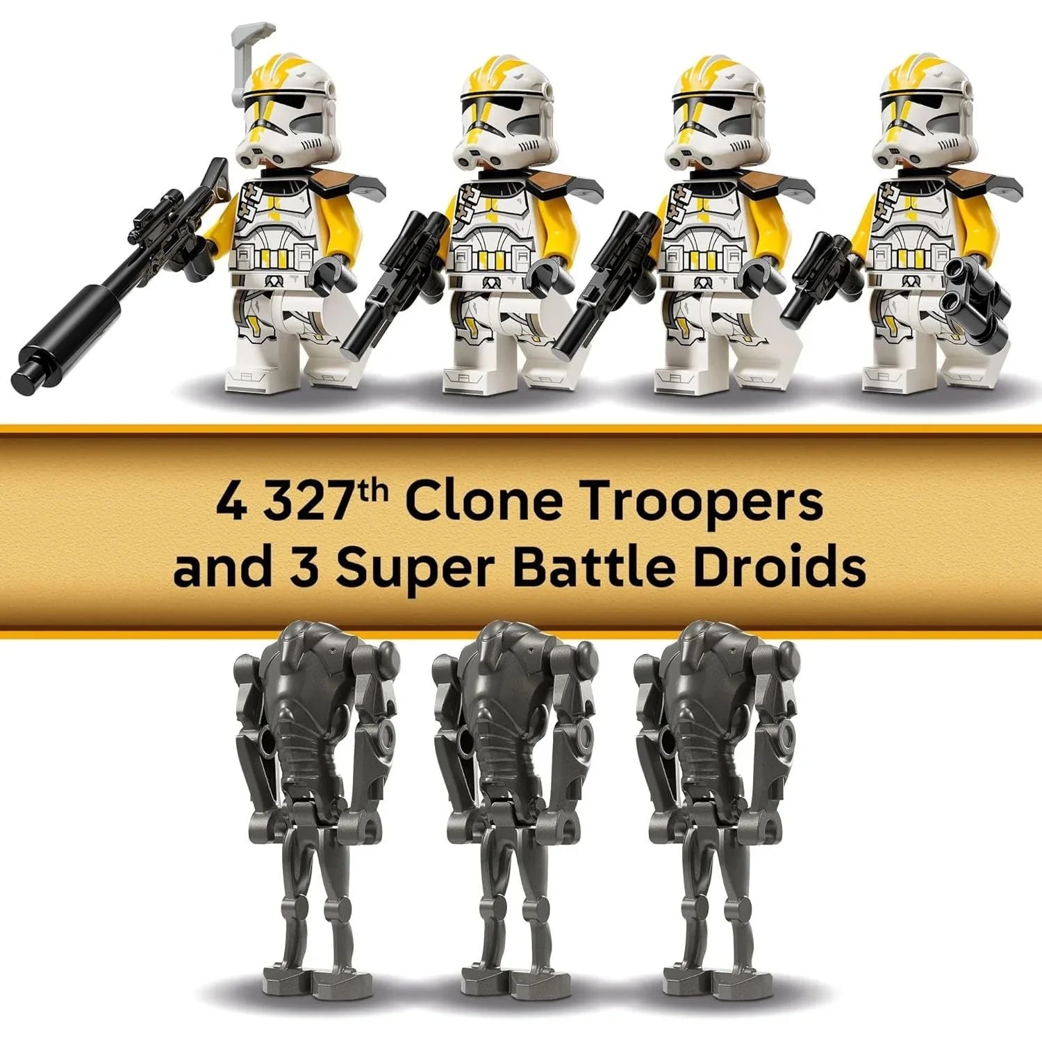 Lego Star Wars 327th Star Corps Clone Troopers Battle [LE75431] Age- 7 Years & Above