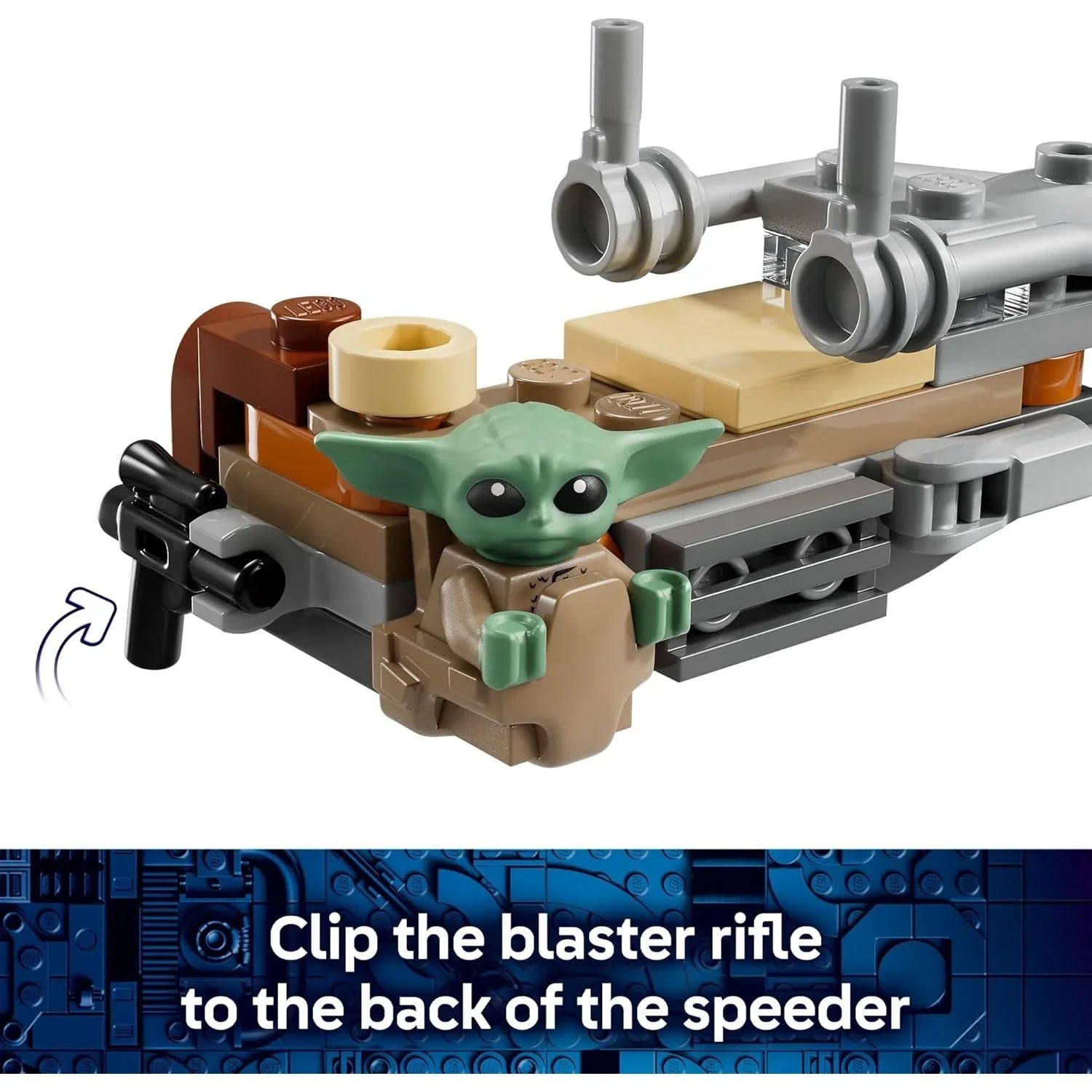 Lego Star Wars The Mandalorian & Grogu’s Speeder Bike 75436 Age- 6 Years and Above