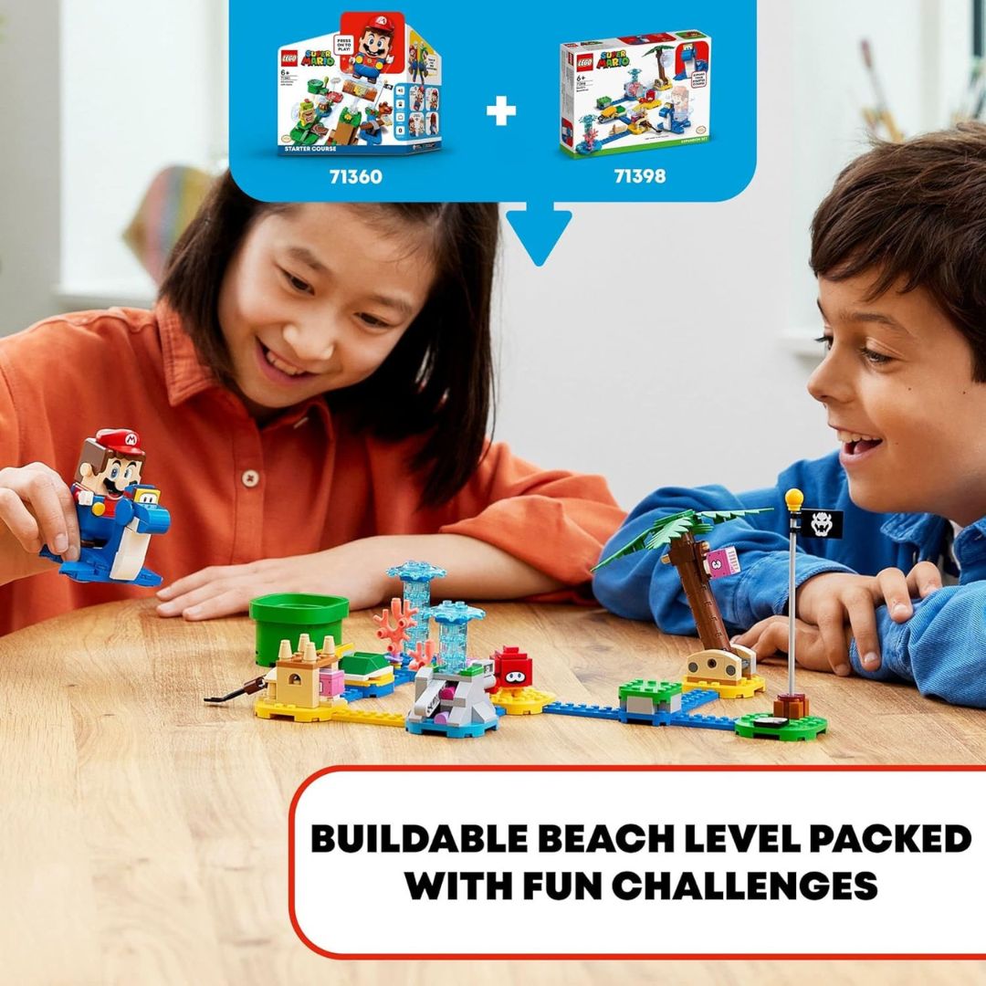 Lego Super Mario Dorrie’s Beachfront Expansion Set Age- 6 Years & Above