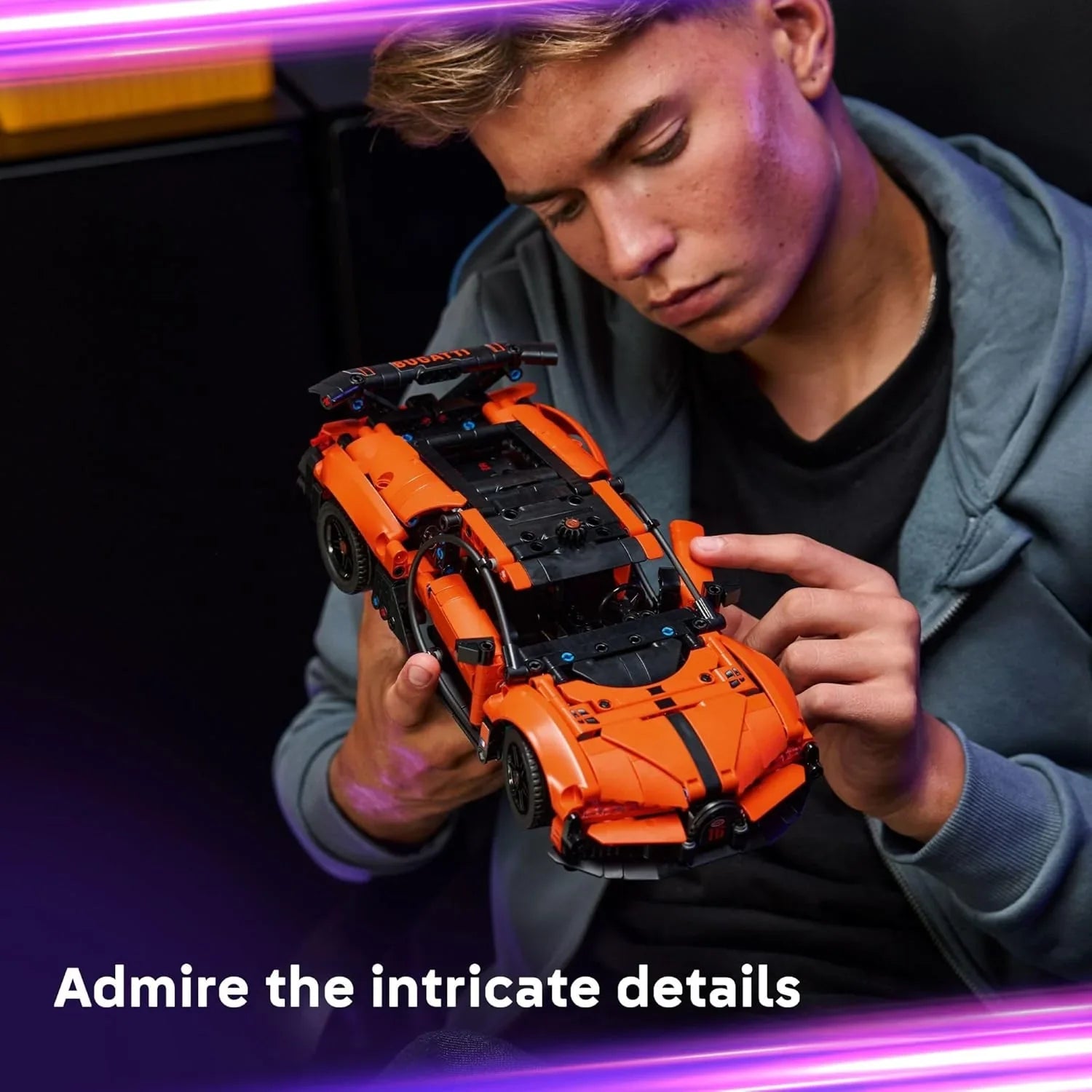 Lego Technic Bugatti Chiron Pur Sport Hypercar 42222 Age- 9 Years and Above