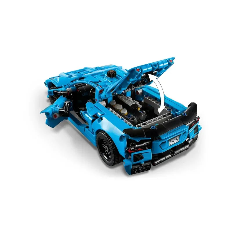 Lego Technic Chevrolet Corvette Stingray Blue Building Blocks 42217 Age- 9 Years & Above