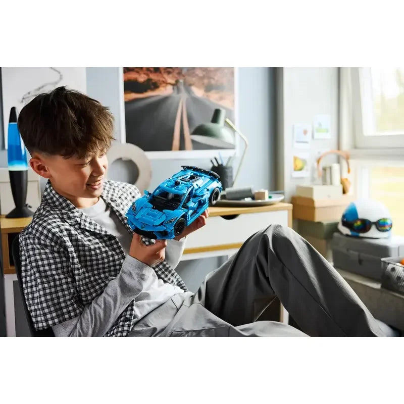Lego Technic Chevrolet Corvette Stingray Blue Building Blocks 42217 Age- 9 Years & Above