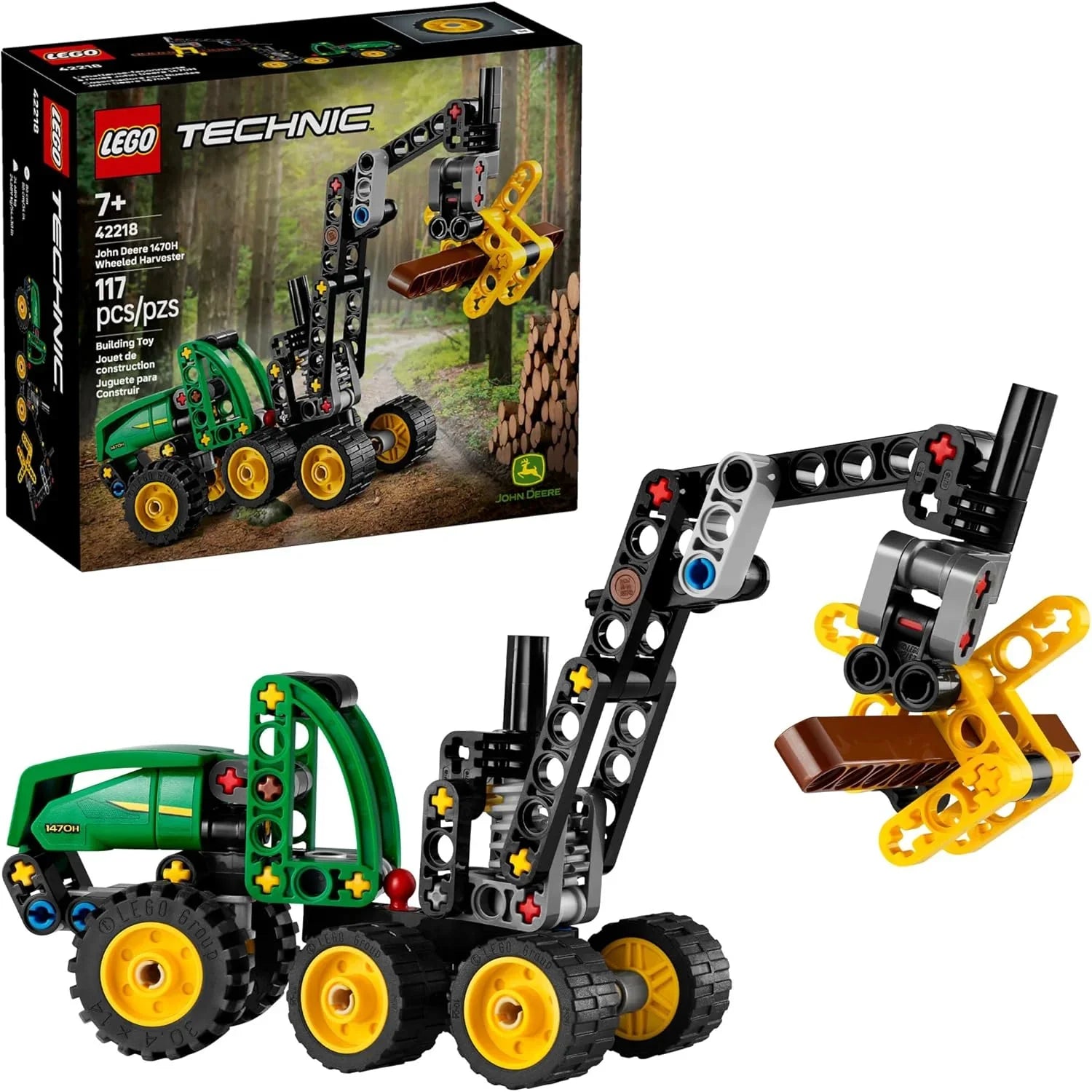 Lego Technic John Deere 1470H Wheeled Harvester 42218  Age- 7 Years and Above