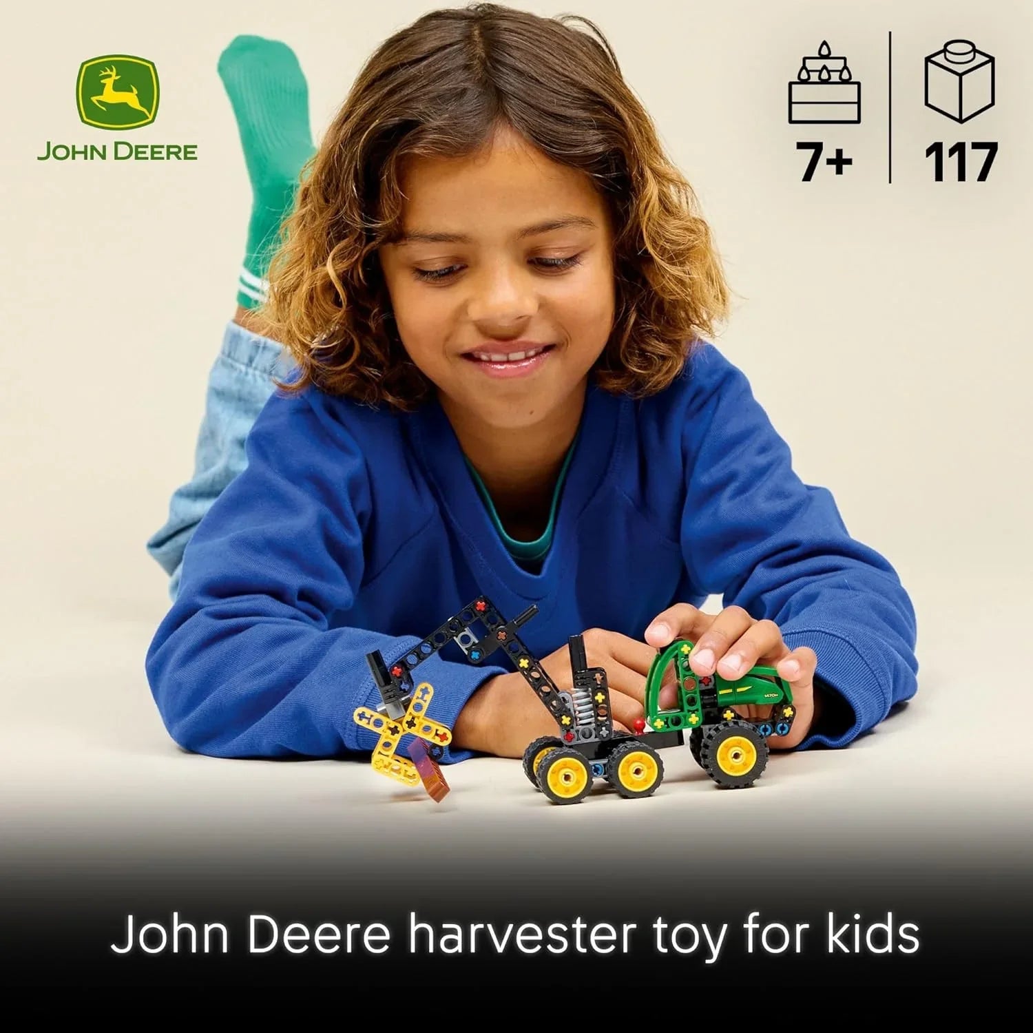 Lego Technic John Deere 1470H Wheeled Harvester 42218  Age- 7 Years and Above